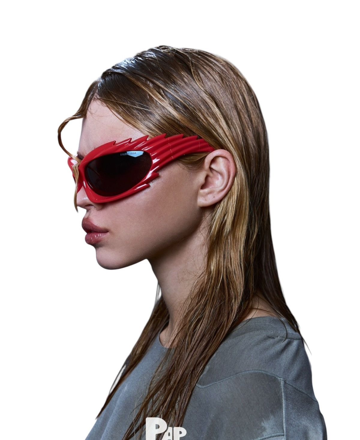 Balenciaga Balenciaga shield spike sunglasses Size ONE SIZE - 2 Thumbnail