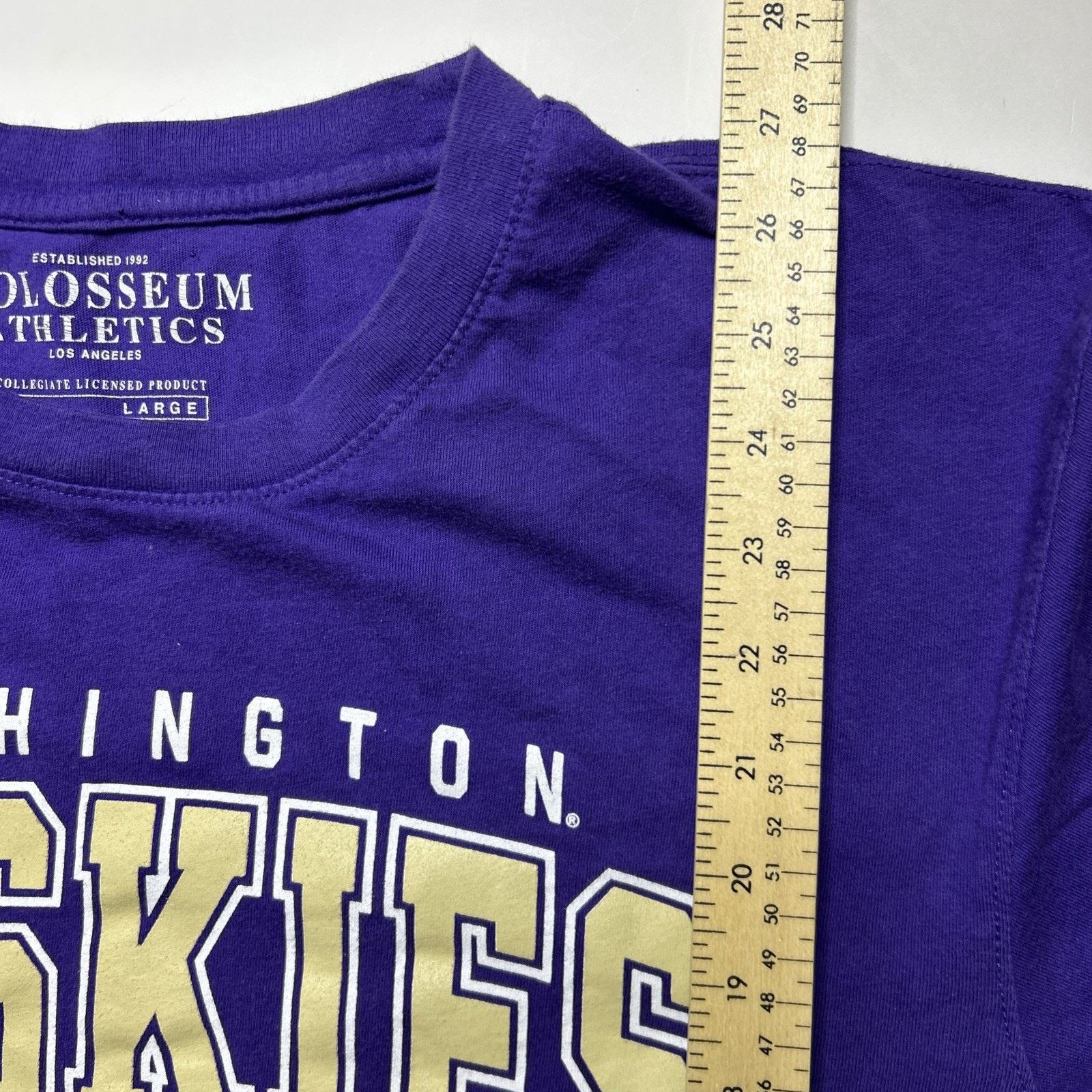 Colosseum Athletics Colosseum Athletics Washington Huskies T-Shirt Purple Large Size US L / EU 52-54 / 3 - 7 Thumbnail