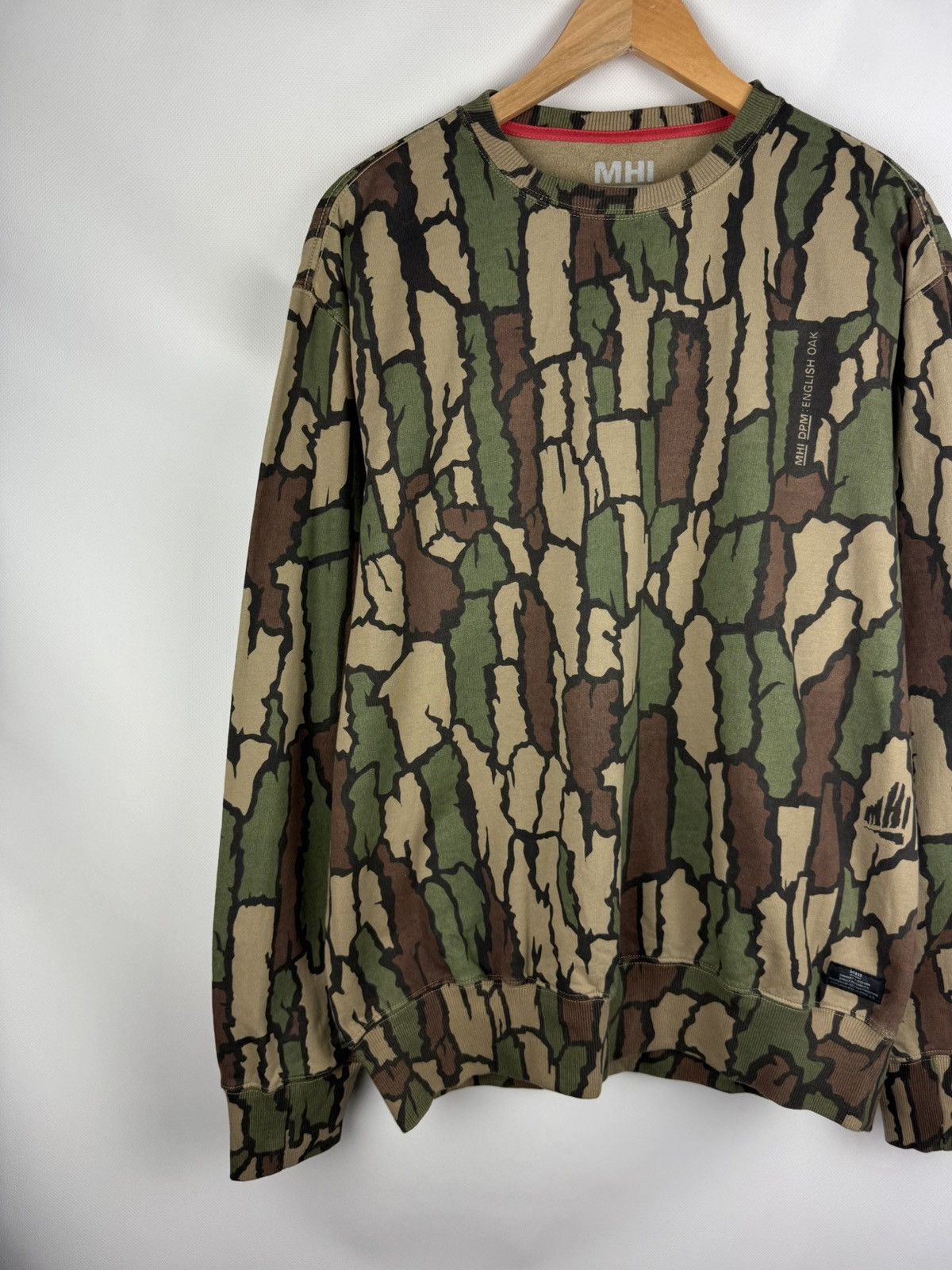 Maharishi MHI Maha Trebark English Mossy Oak Camo Cotton Sweatshirt Size US XL / EU 56 / 4 - 2 Thumbnail