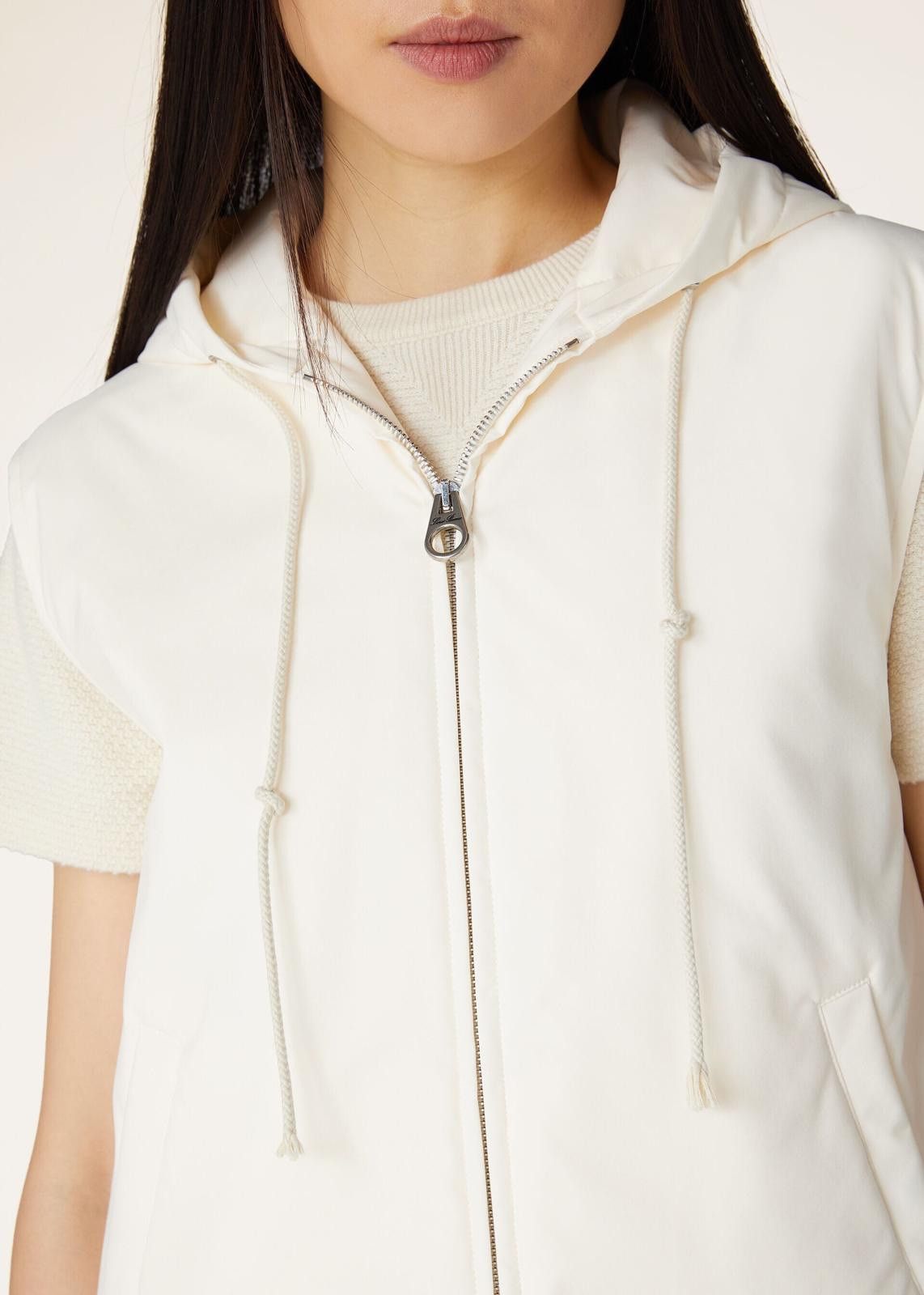 Loro Piana o1srvl11e0425 FAN9102 Amaury Bomber Jacket in Off White Size XS / US 0-2 / IT 36-38 - 2 Thumbnail