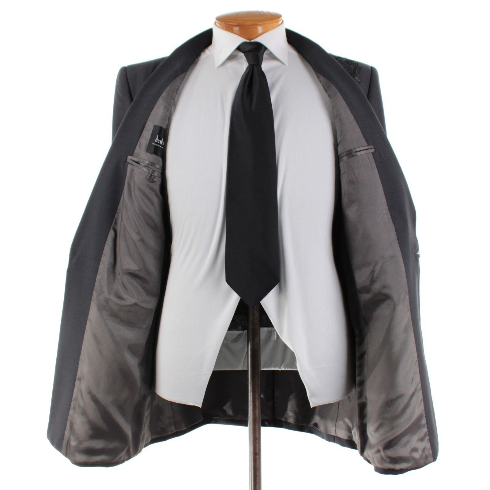 Other Italo Ferretti NWT Wool Blend Dinner Jacket Sz 52 US 42 Gray Size 42R - 7 Thumbnail