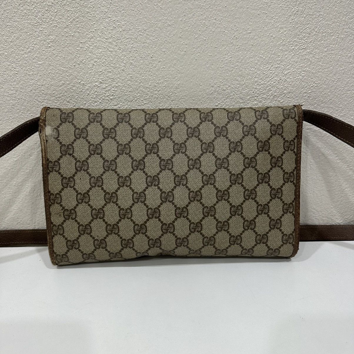 Gucci GUCCI GG MONOGRAM FLAP CLUTCH CROSSBODY SHOULDER BAG 11 Size ONE SIZE - 5 Thumbnail