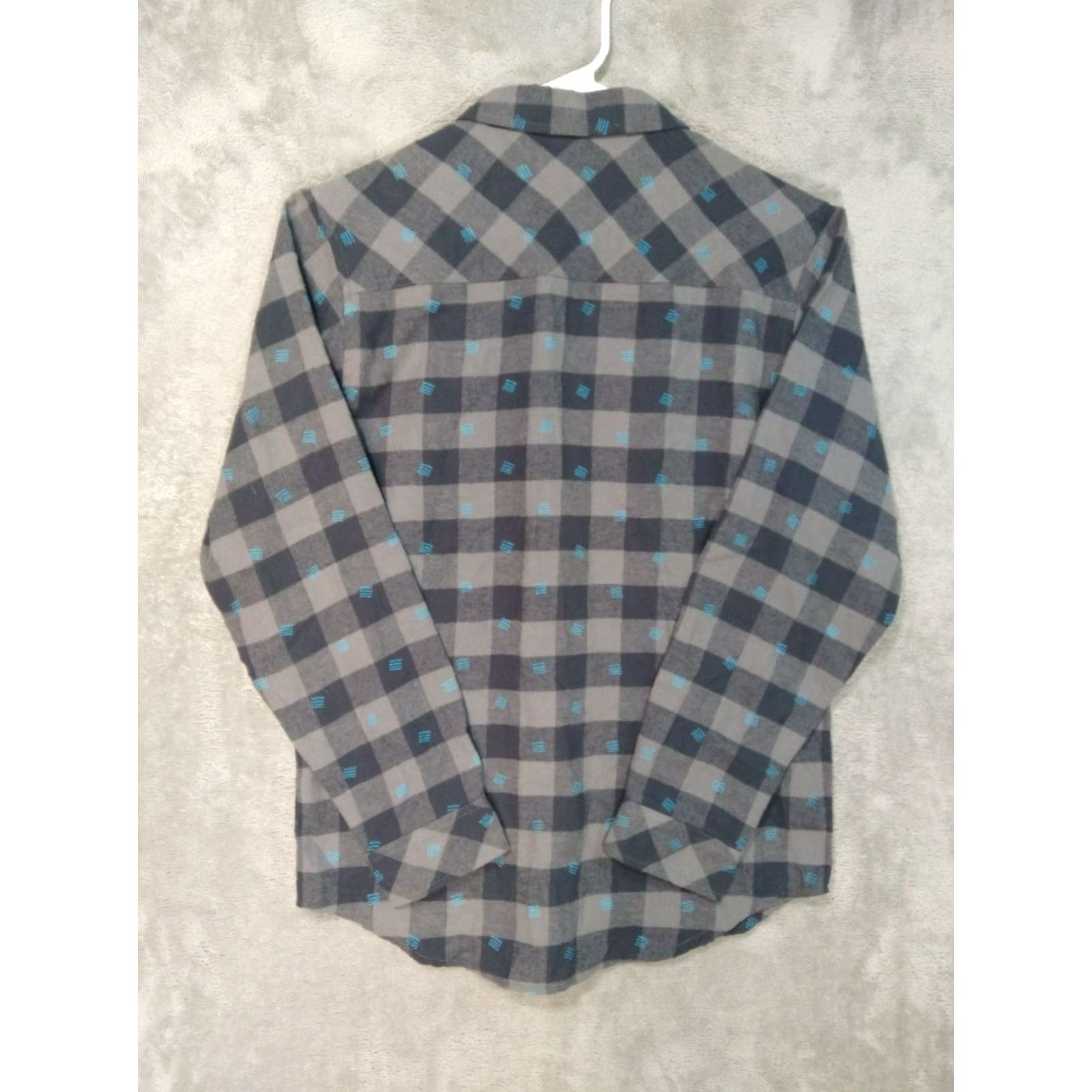 Quiksilver Quiksilver Shirt Mens XL Button-Up Long Sleeve Plaid Flannel Gray Black Cotton Polyester Shirt Size US XL / EU 56 / 4 - 2 Thumbnail
