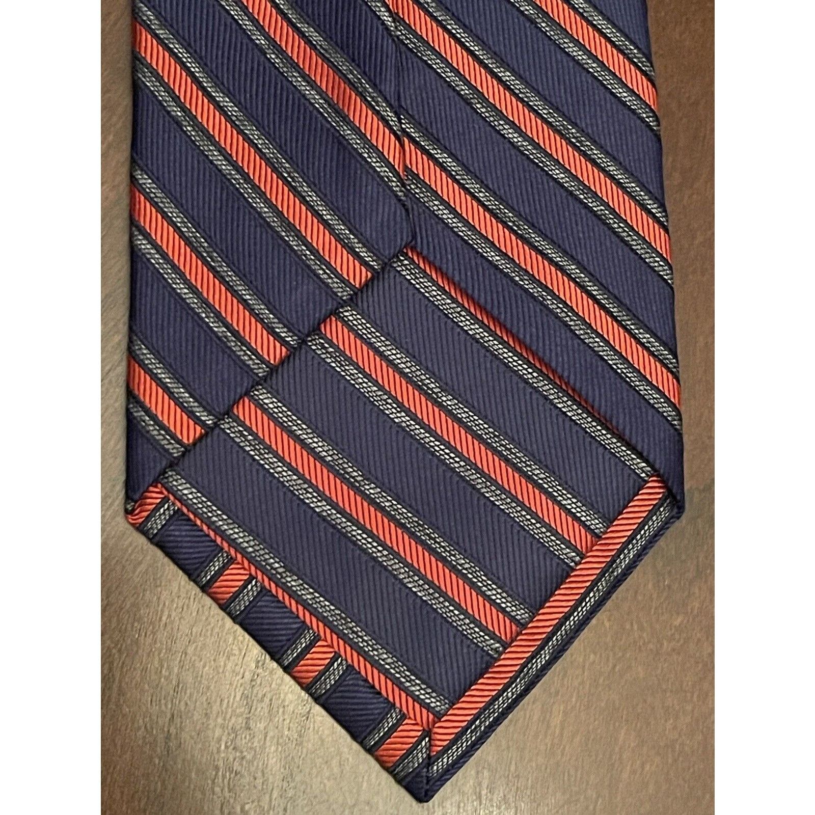 Other Beau Brummel Red Blue Hand Made 100% Silk Made in China Size ONE SIZE - 2 Thumbnail