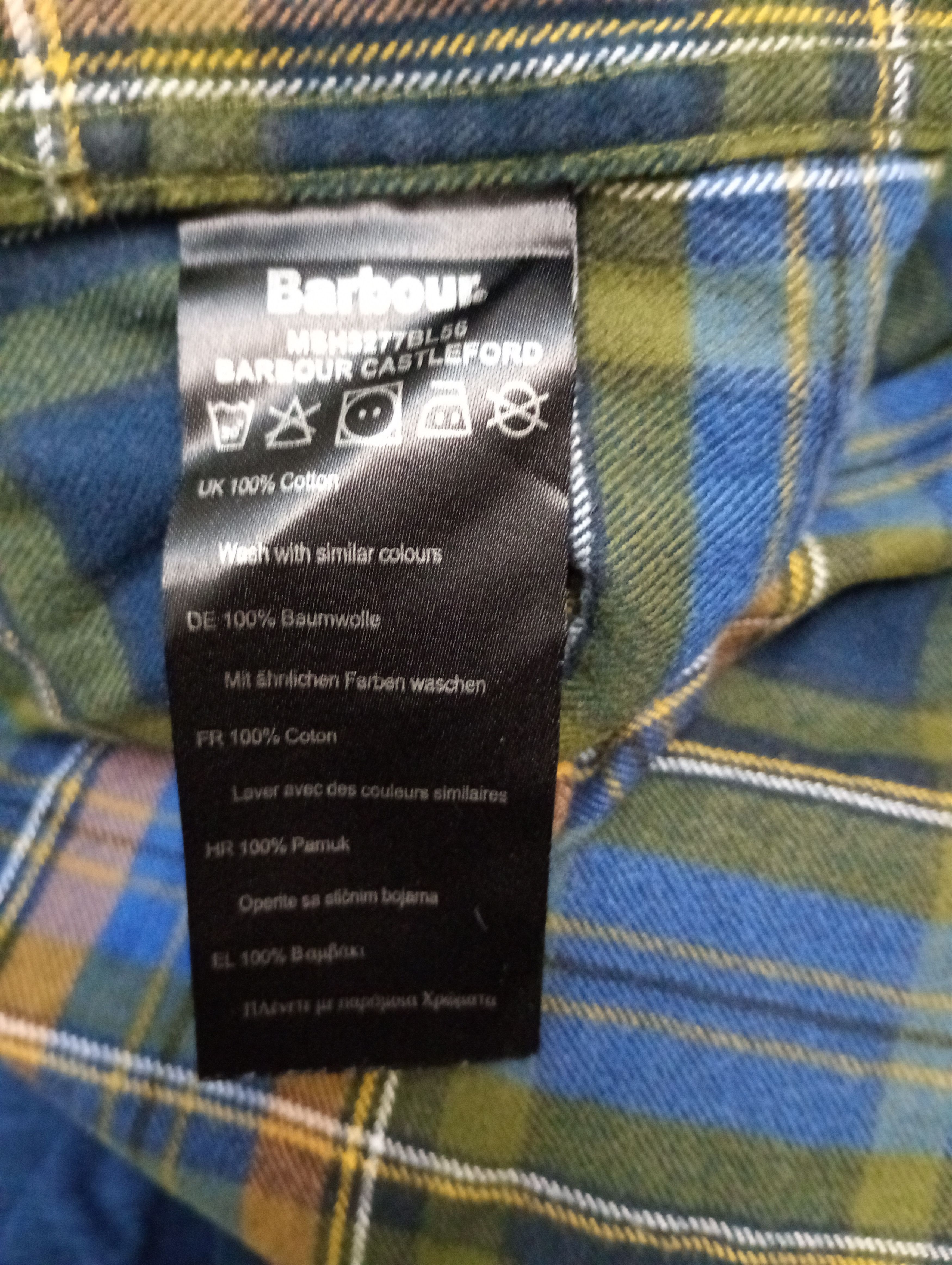 Barbour Barbour Castleford Checkered Flannel Shirt Size US L / EU 52-54 / 3 - 12 Thumbnail