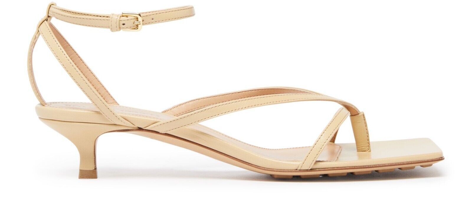BOTTEGA VENETA Cane Sugar Leather 40mm Sandals