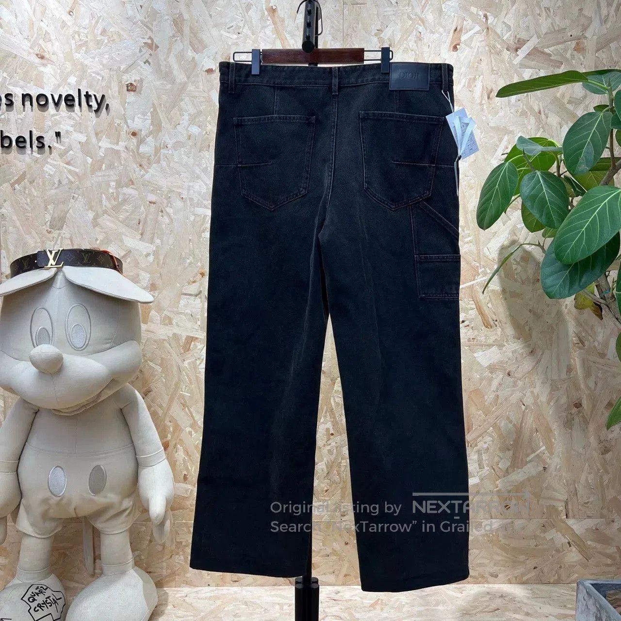 Dior dior black washed cargo jeans size 52. Size US 42 / EU 58 - 2 Thumbnail