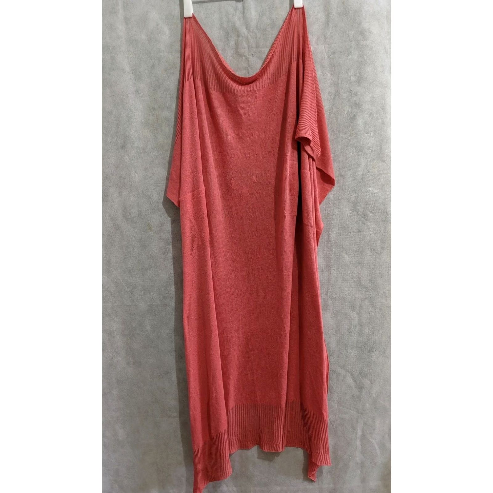 Rick Owens VINTAGE Rick Owens SS05 Scorpion Runway Poncho Cape Sweater Women 42 Red Italy Size M / US 6-8 / IT 42-44 - 6 Thumbnail