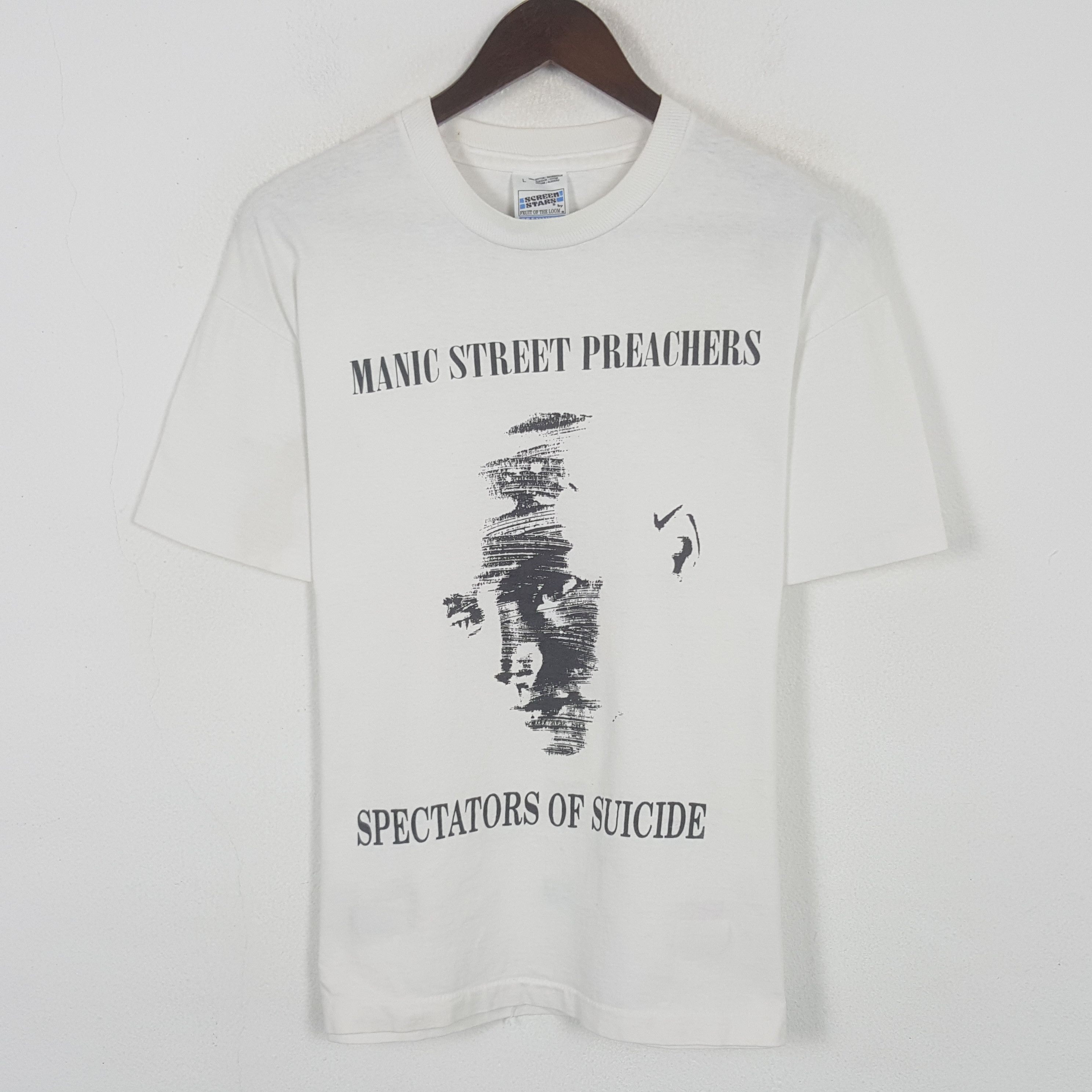 ミュージシャン manic street preachers vintage 90s XL Vintage 90's Manic Street Preachers Tshirt