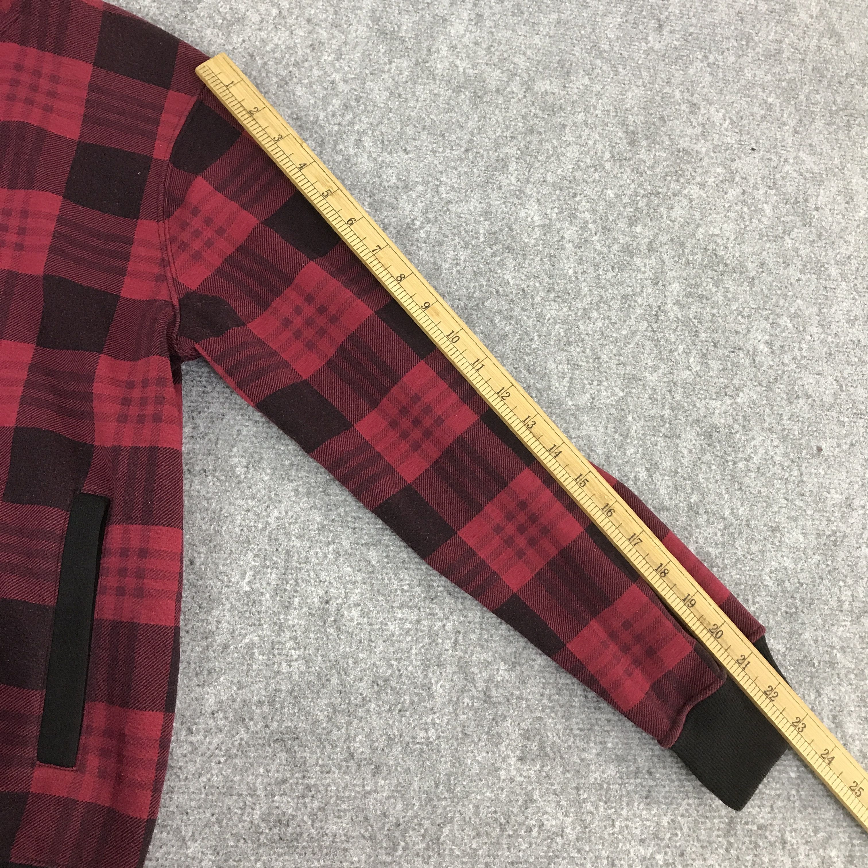 Japanese Brand MOCO MOCO Japanese Tartan hoodie Jacket K115B13 Size US M / EU 48-50 / 2 - 6 Thumbnail