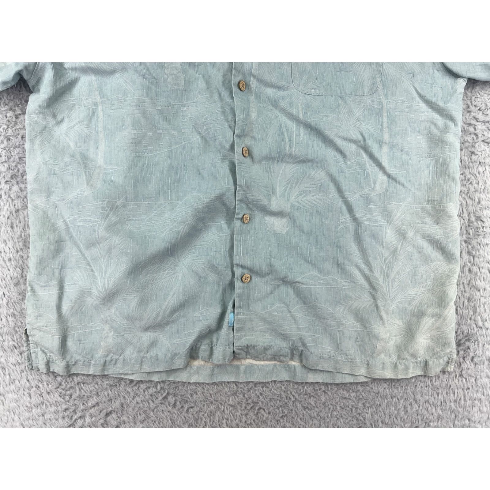 Tommy Bahama Tommy Bahama Shirt Extra Large Blue Silk Button Up Hawaiian Vacation Mens Size US XL / EU 56 / 4 - 5 Thumbnail