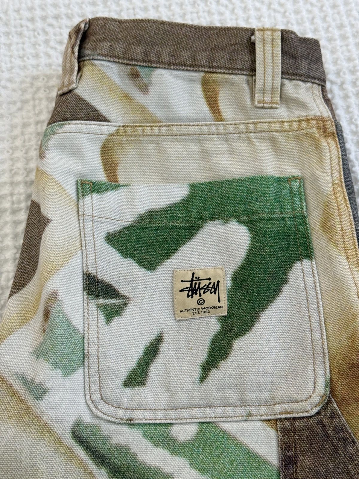 Stussy Work Pant Canvas Baja Print