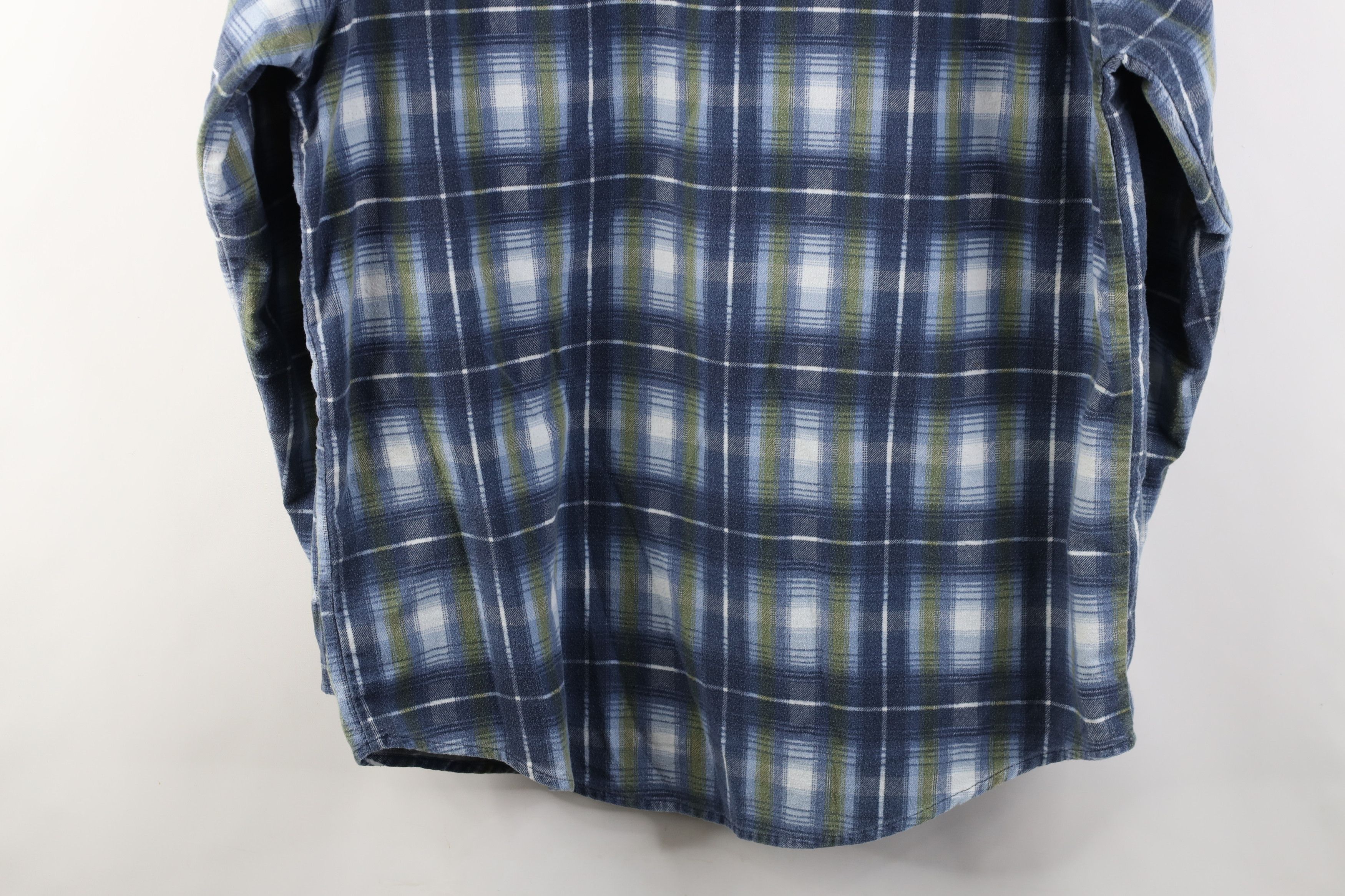 Vintage Vintage 90s Streetwear Flannel Collared Button Shirt Plaid Size US L / EU 52-54 / 3 - 13 Thumbnail