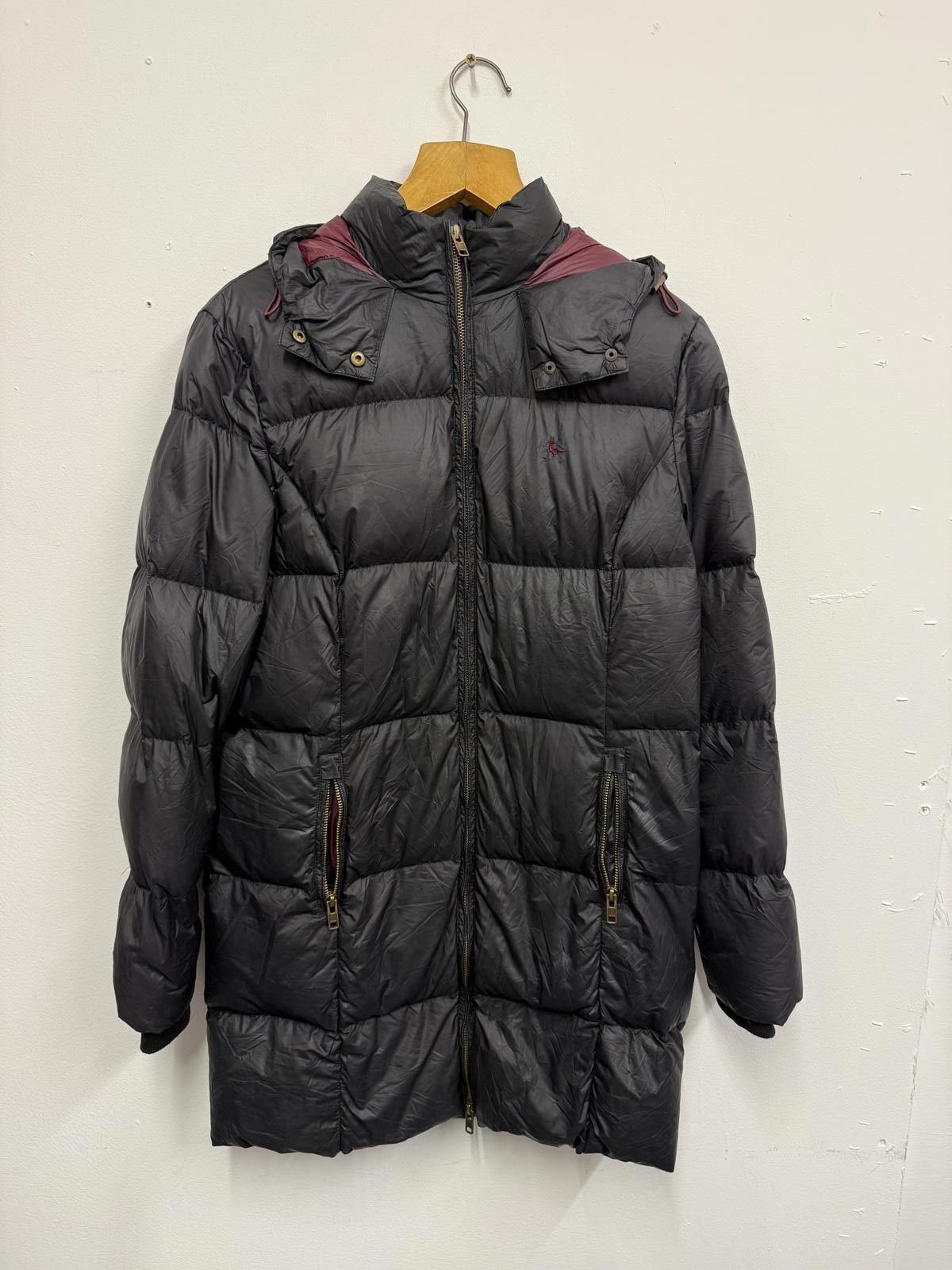 Jack Wills Jack Wills Black Quilted Puffer Coat with Hood Size S / US 4 / IT 40 - 1 Thumbnail