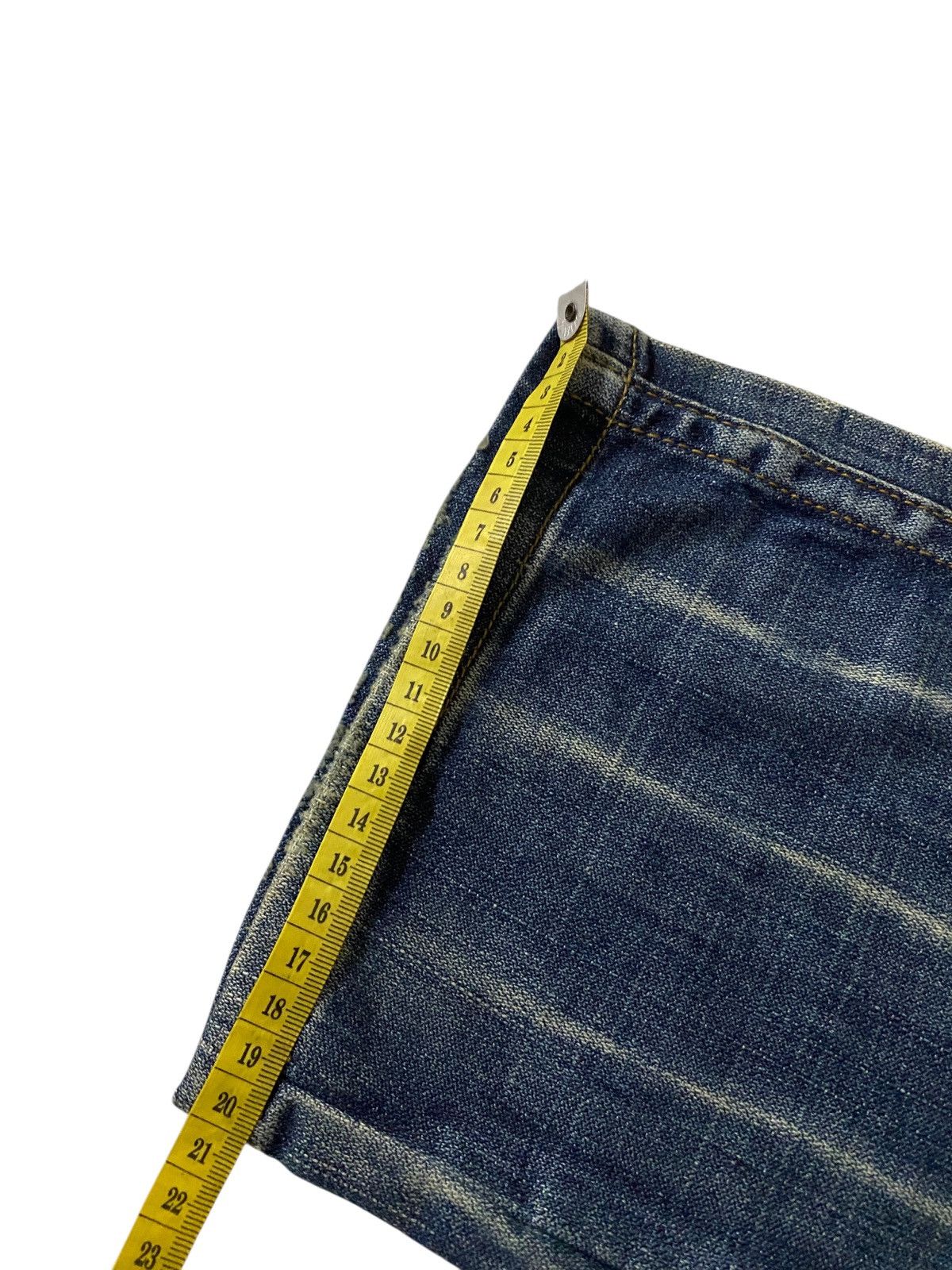 If Six Was Nine 2000's Q Seawash Studded Flared Jeans Size US 27 - 10 Thumbnail