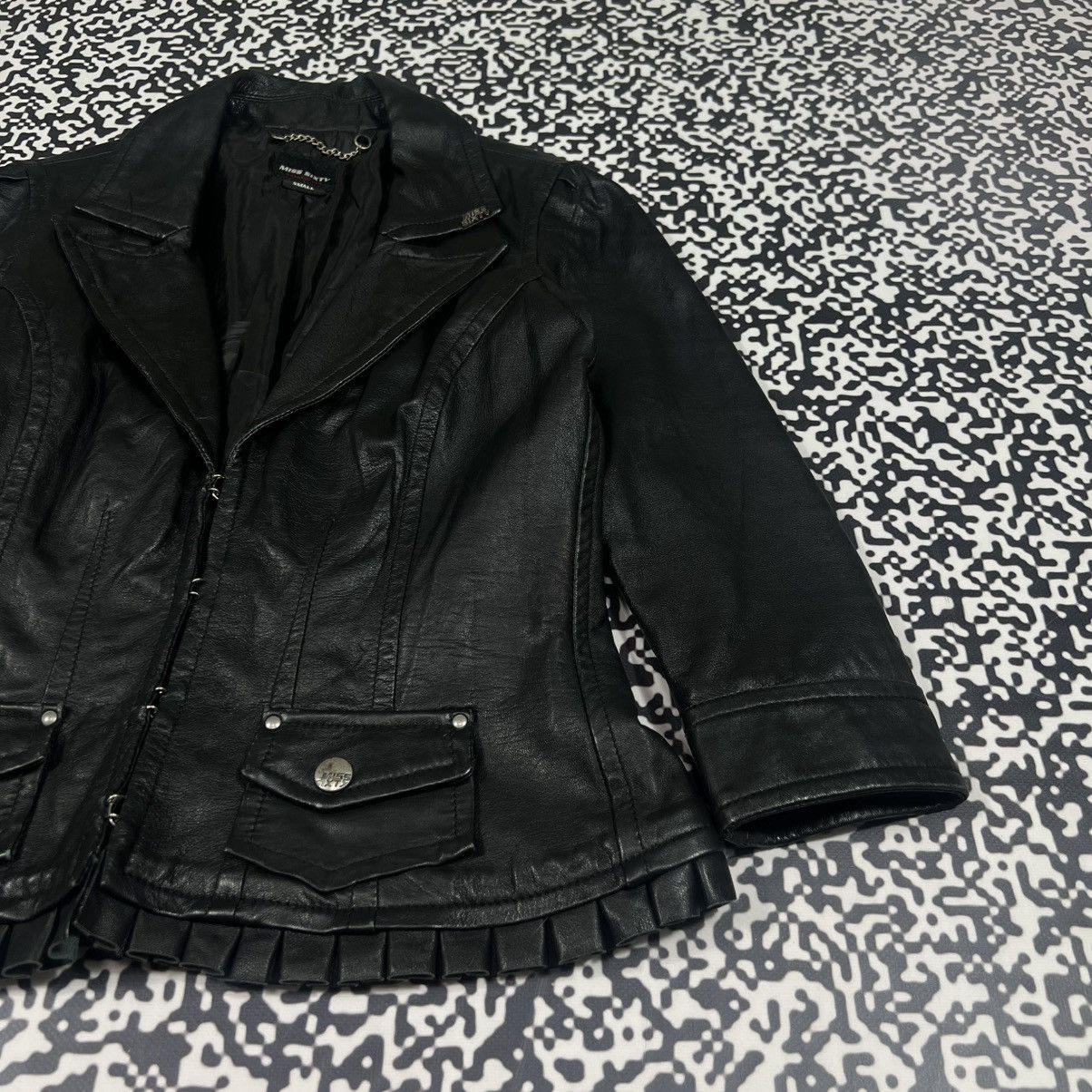 Miss Sixty Vintage Y2K MISS SIXTY Leather Jacket Japanese Retro Style Size S / US 4 / IT 40 - 11 Thumbnail