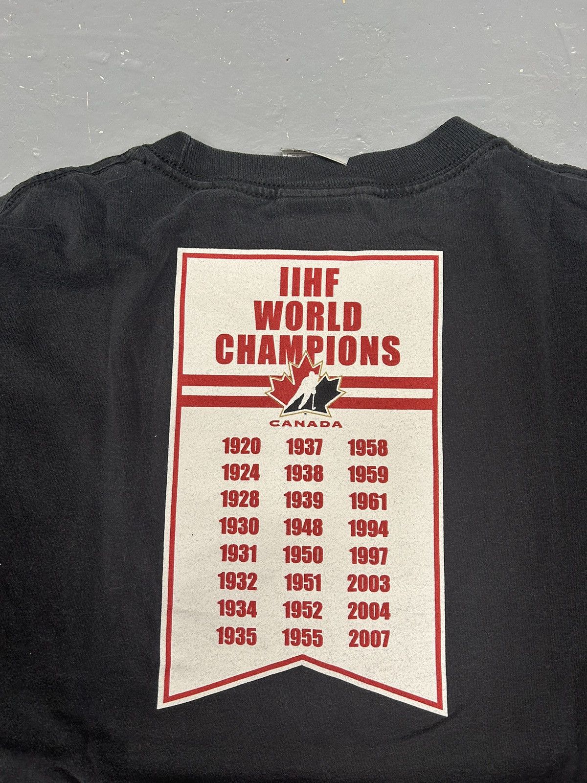 Nike Crazy Vintage Y2K Essential Black Hockey Canada Nike T-Shirt Size US XL / EU 56 / 4 - 2 Thumbnail