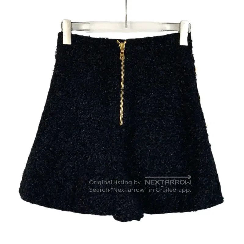 Balmain Balmain Black Cotton Women's Shorts . Size 22" - 2 Thumbnail