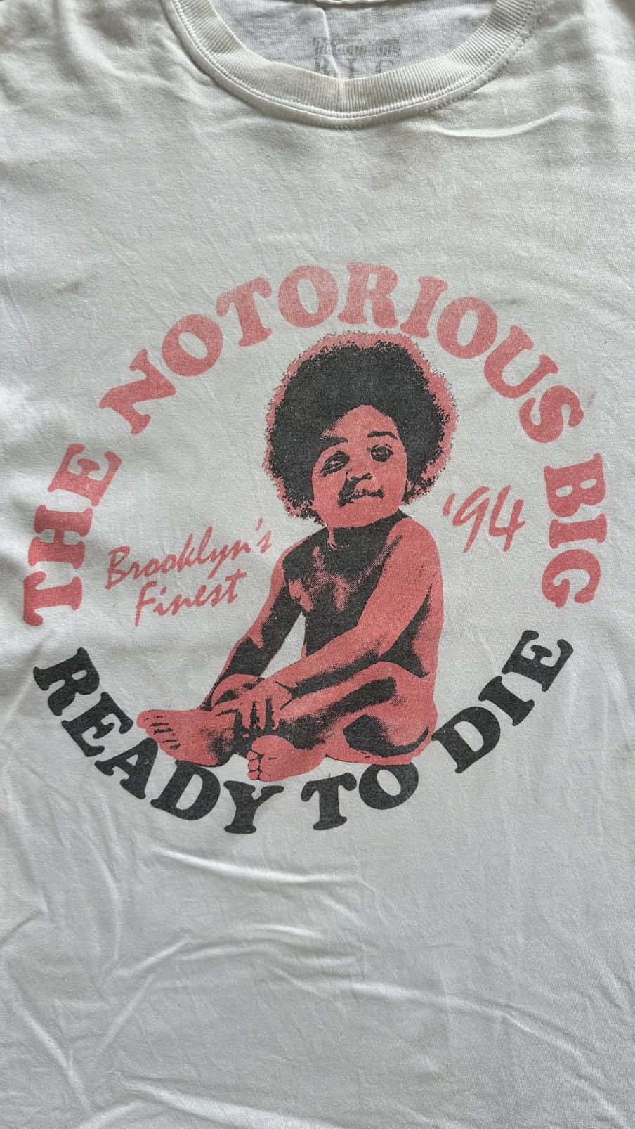 Rap Tees THE NOTORIOUS BIG READY TO DIE TEE Size US S / EU 44-46 / 1 - 2 Thumbnail