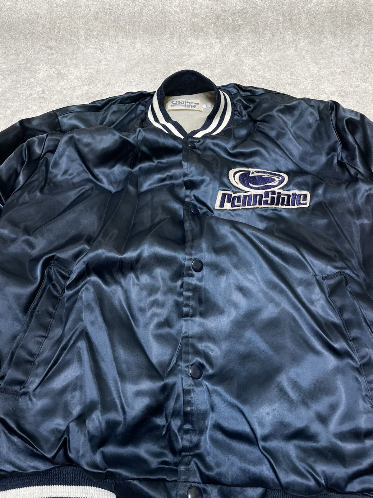 Chalk Line × Russell Athletic Penn State Nitty Lions Vintage 80s Chalk Line Bomber Jacket Size US M / EU 48-50 / 2 - 7 Thumbnail