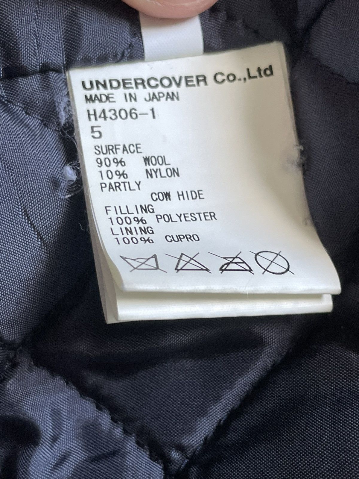 Undercover Undercoverism Hybrid Leather Pea coat Undercover F/W 11 Size US M / EU 48-50 / 2 - 7 Thumbnail
