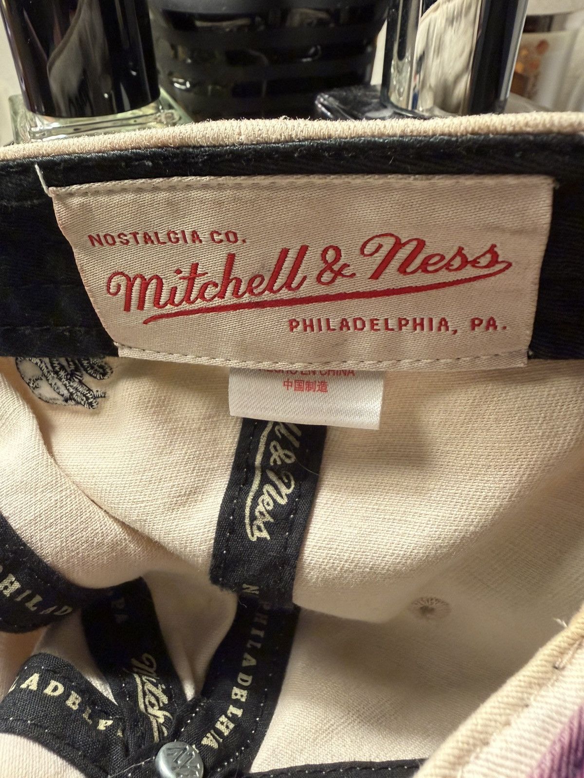 Mitchell & Ness Lakers 1987 Champion Hat Size ONE SIZE - 3 Thumbnail