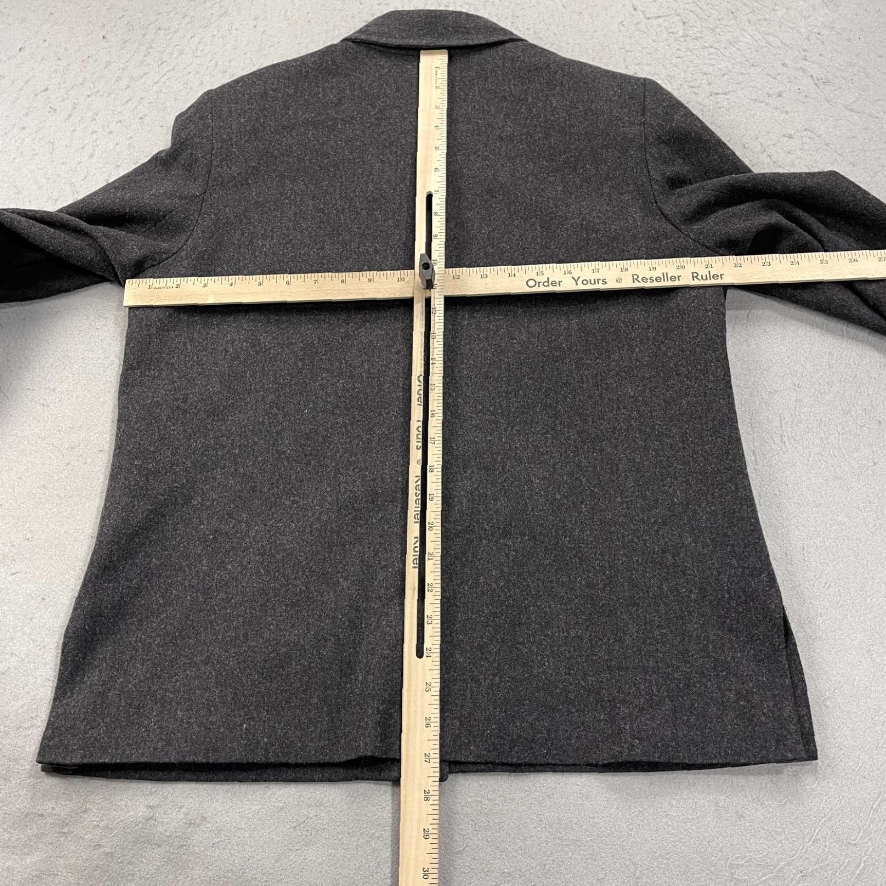 Pendleton Pendleton Coat Womens 12 Gray 100% Virgin Wool Button Front Made USA Lined Size XL / US 12-14 / IT 48-50 - 6 Thumbnail
