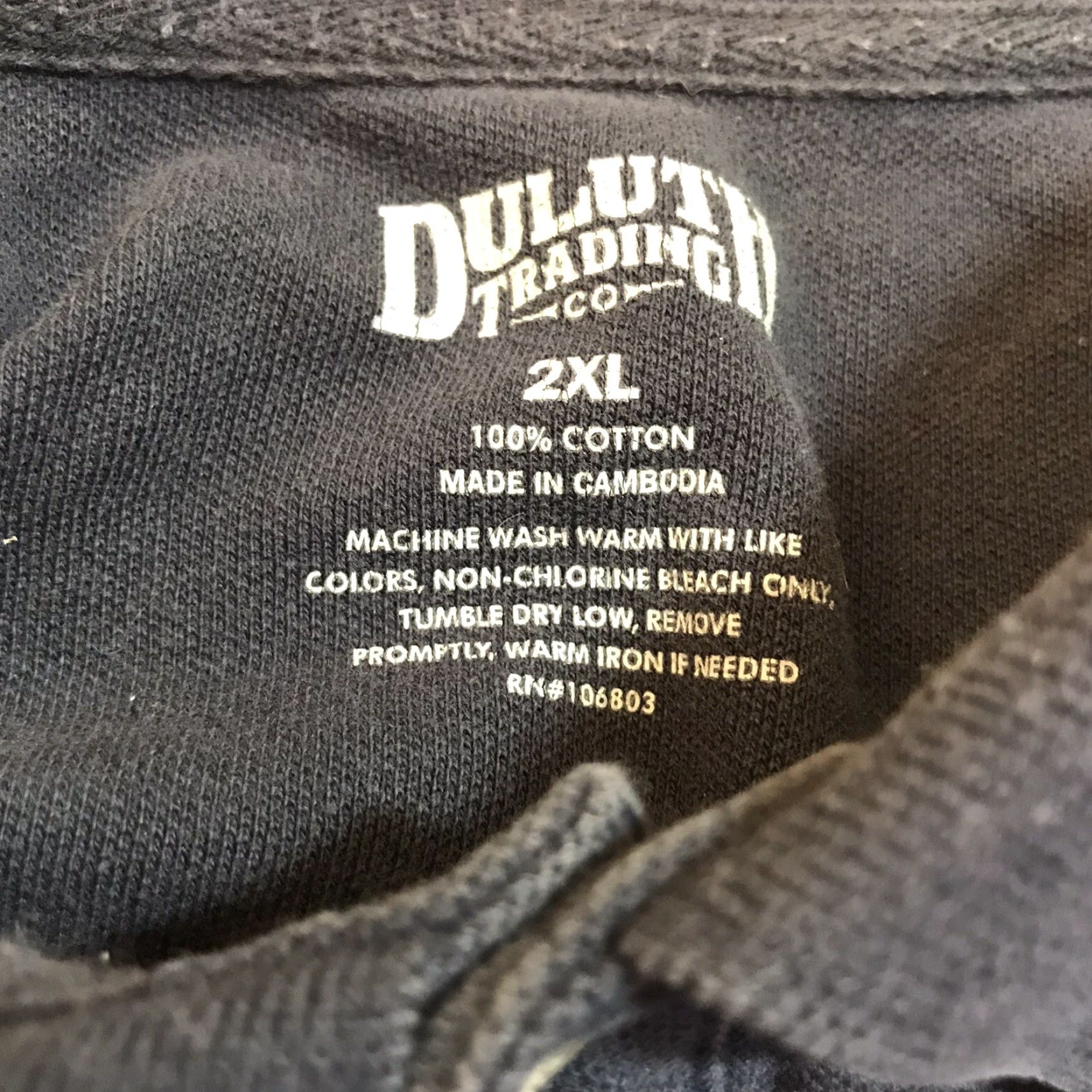 Vintage Duluth Mens Heavy Polo Shirt Outdoors Hiking Casual Short Sleeve 2XL Blue 100% Cotton Knit Button Collared Regular Size US XXL / EU 58 / 5 - 3 Thumbnail