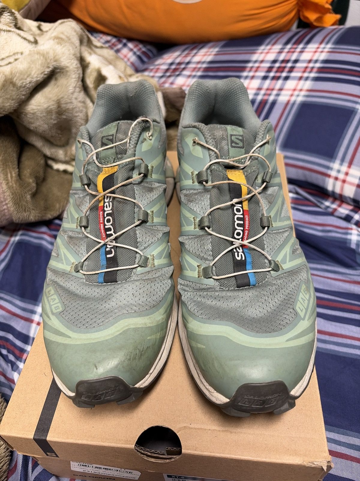 Salomon SALOMON Green XT-6 Sneakers Size US 11 / EU 44 - 4 Thumbnail