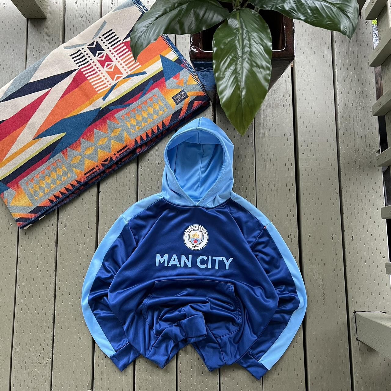 Other Manchester City Men's Blue Pullover Hoodie Sweatshirt Size US L / EU 52-54 / 3 - 2 Thumbnail