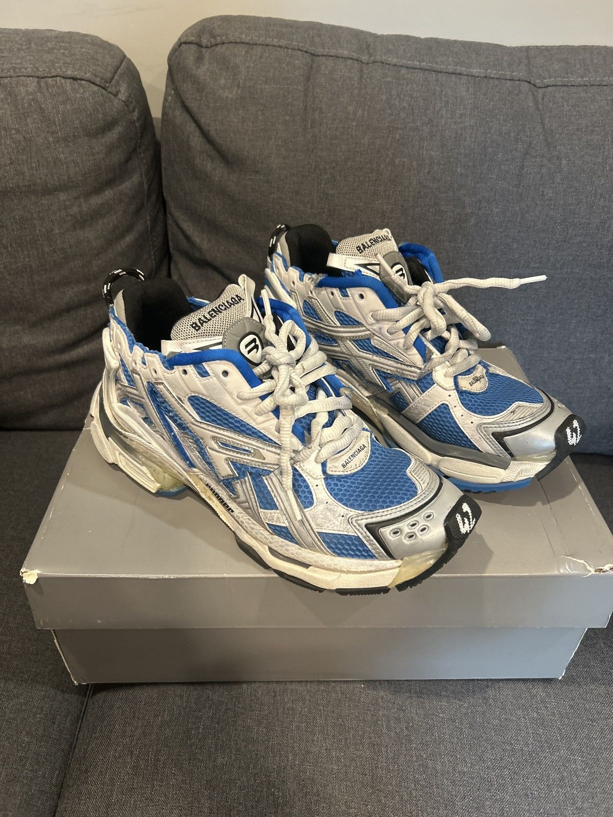 Balenciaga Balenciaga Runner ‘Blue’ Size US 9 / EU 42 - 1 Thumbnail