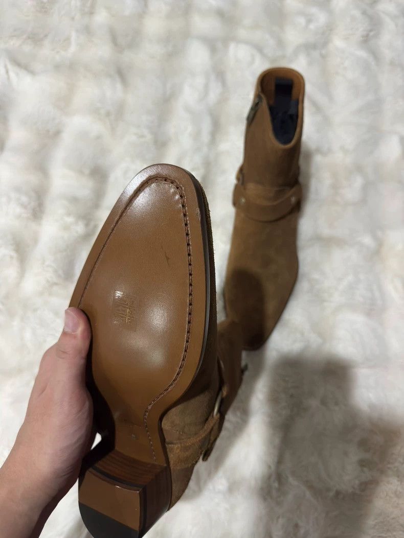 Saint Laurent Paris Saint Laurent Paris Suede buckled Chelsea boots Size US 10 / EU 43 - 9 Thumbnail