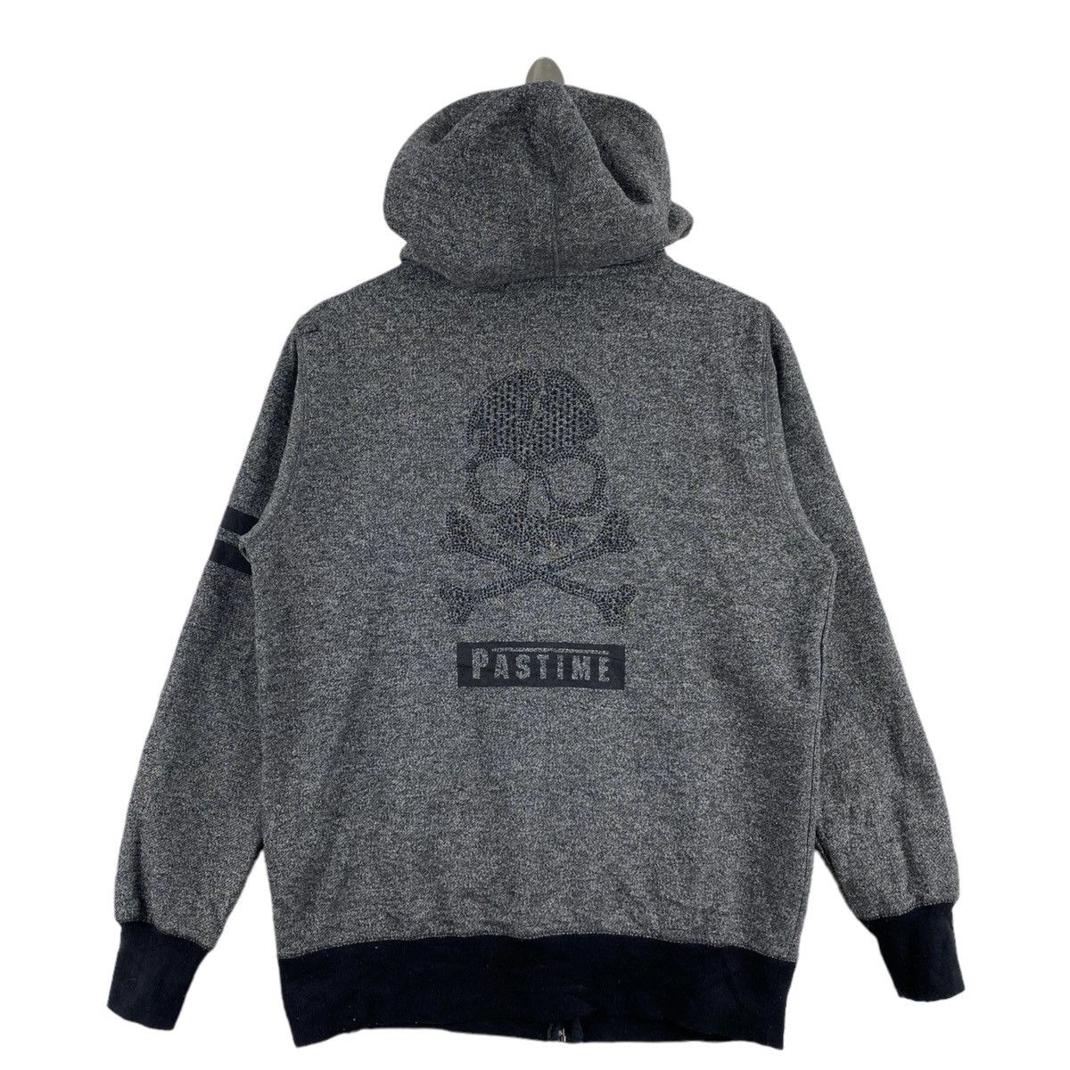 Japanese Brand AZUL PRIMERA Japanese Brand Pastime Skull Print Grey Hoodie Size US L / EU 52-54 / 3 - 3 Thumbnail