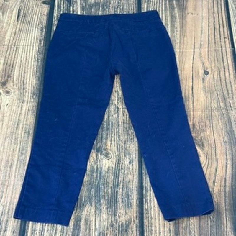 Adrianna Papell Adrianna Papell Women's Size 4 Blue Stretch Chino Pants Size 27" / US 4 / IT 40 - 1 Thumbnail