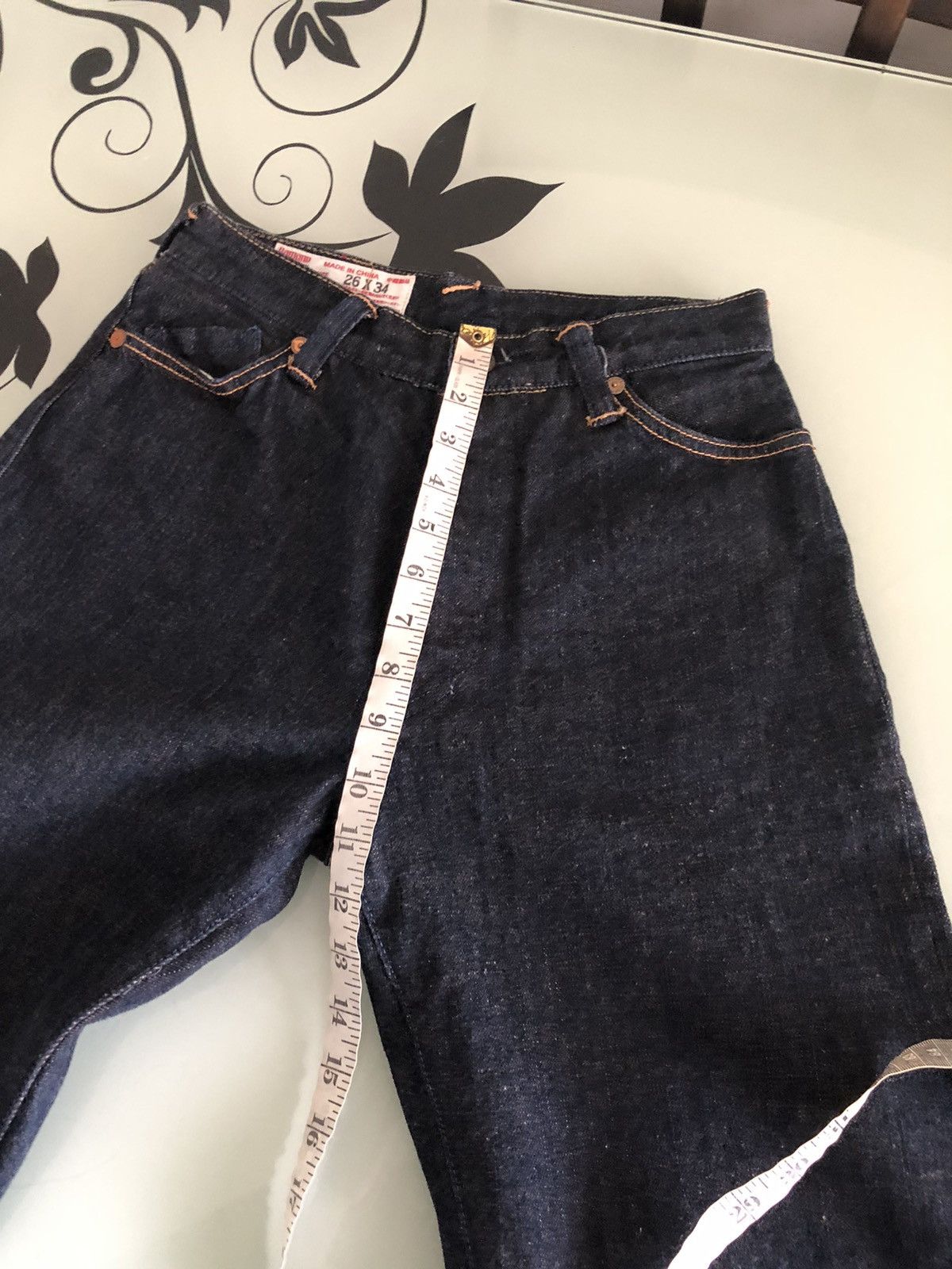 Evisu Rare❗️Vintage 80s Evisu Yamane Embroidery Denim Size US 26 / EU 42 - 15 Thumbnail