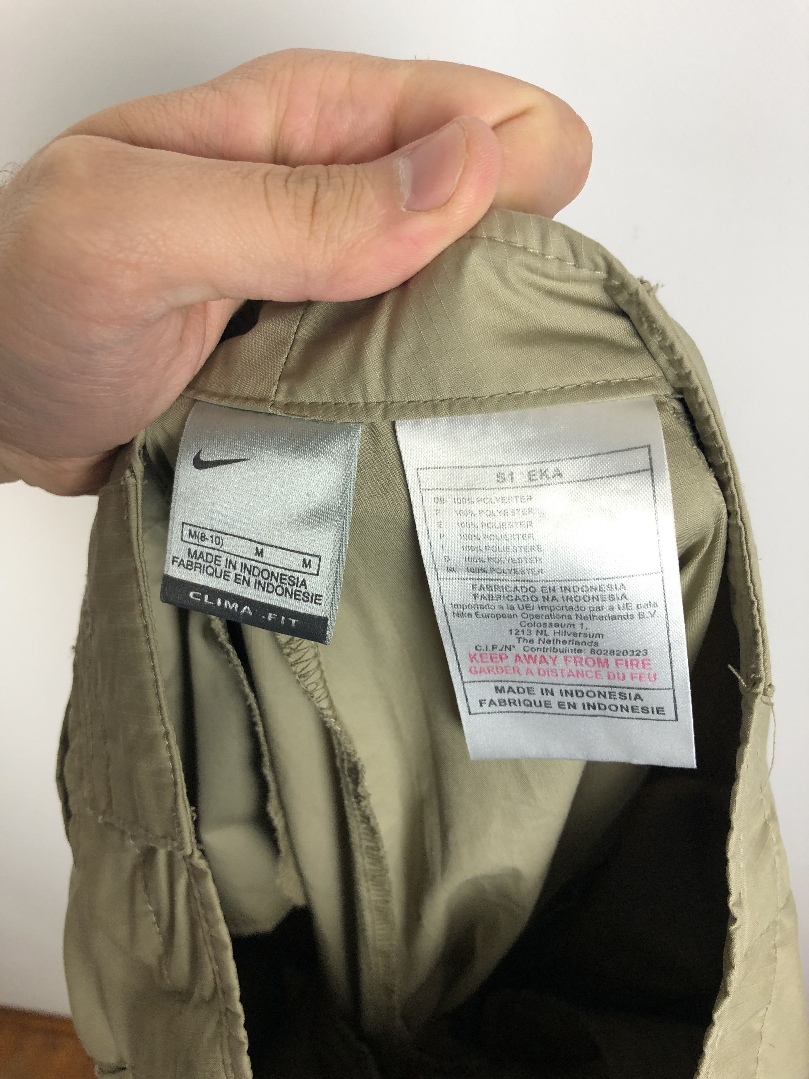 Nike Nike Drill Pants 2in1 Transform Swoosh Logo Brown size 28x30 Size US 28 / EU 44 - 11 Thumbnail