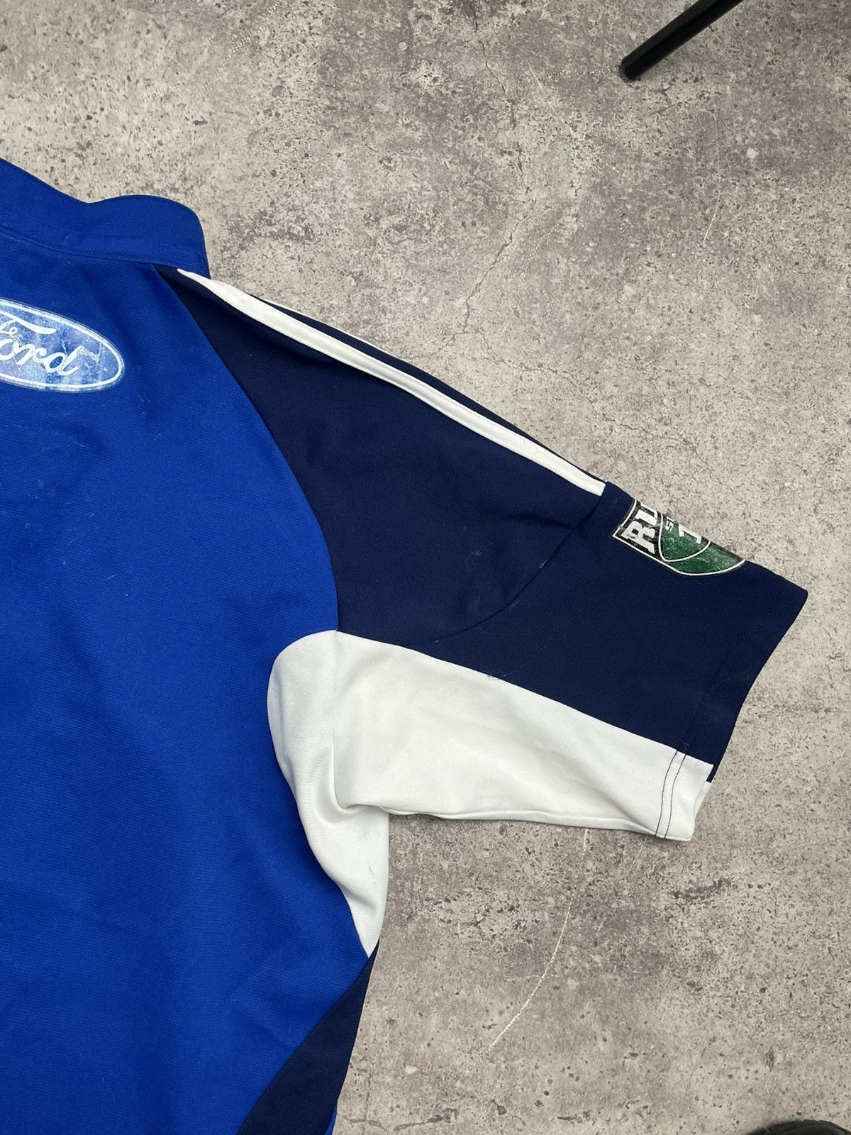 Adidas × Ford × Vintage Vintage Jersey Adidas Ford Rugby Blue T Shirt Rare Size US M / EU 48-50 / 2 - 11 Thumbnail