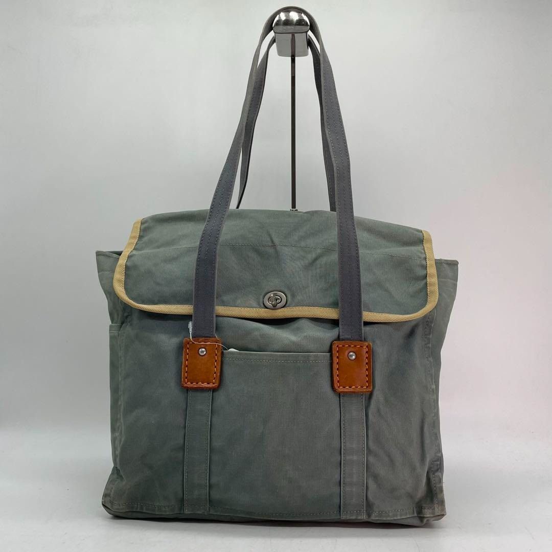 Ichizawa Shinzaburo Hanpu Shinzaburo Ichizawa Canvas Tote Bag Blue Gray Size ONE SIZE - 1 Thumbnail