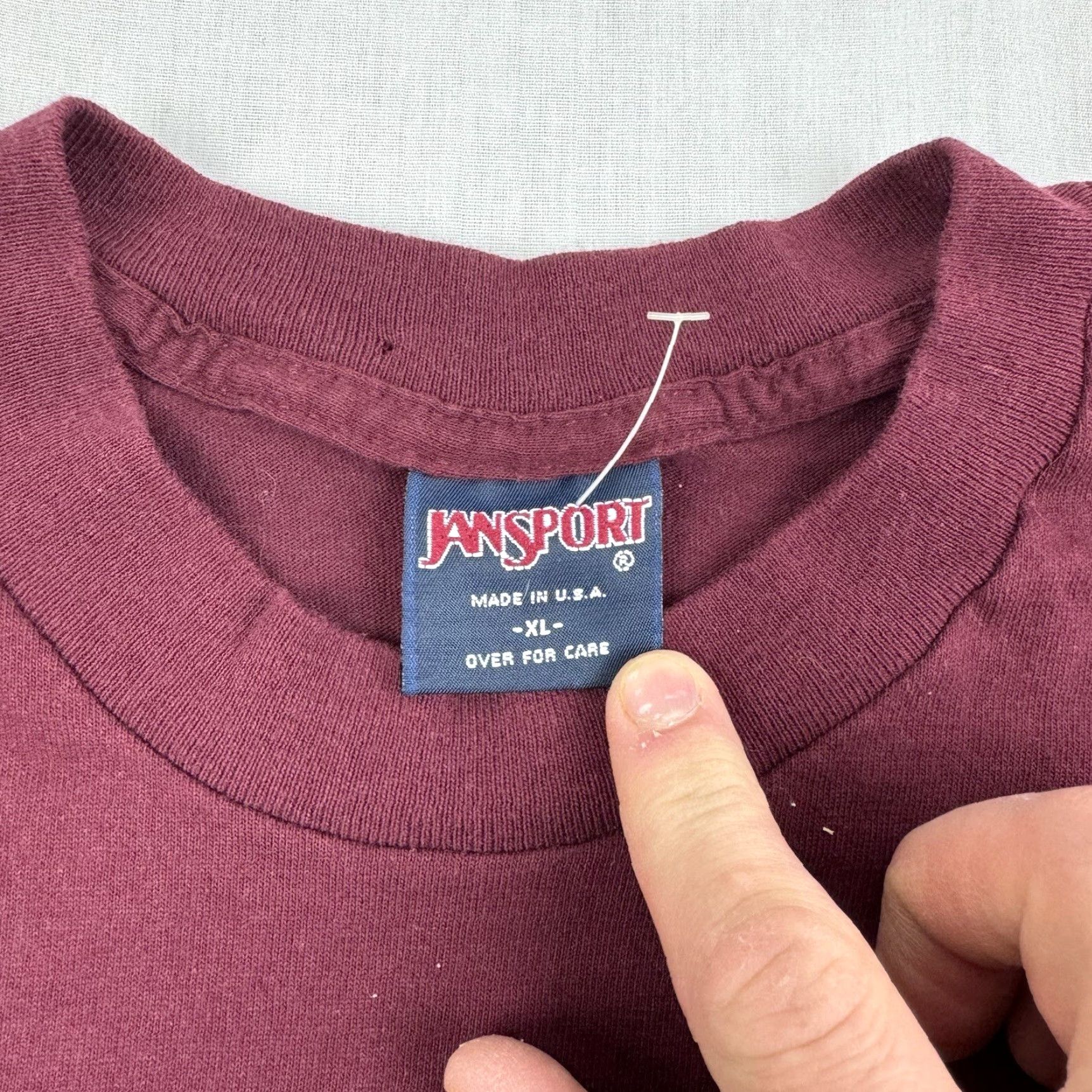 Jansport VINTAGE Jansport Shirt Adult XL Red 90s NWOT Midlands Technical College School Size US XL / EU 56 / 4 - 4 Thumbnail