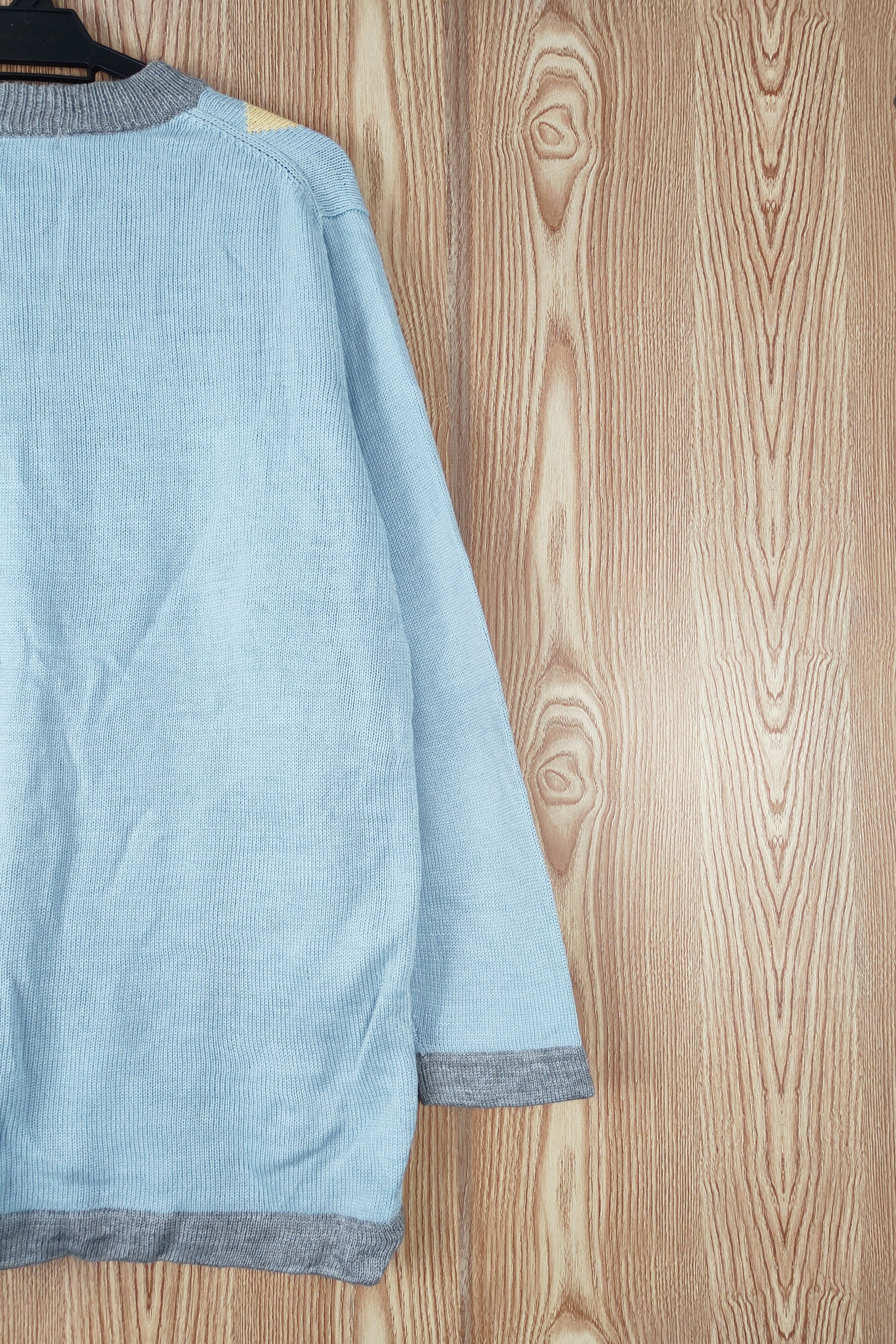 Japanese Brand J.Ates Blue Knitwear Cardigan #W038 Size US L / EU 52-54 / 3 - 10 Thumbnail