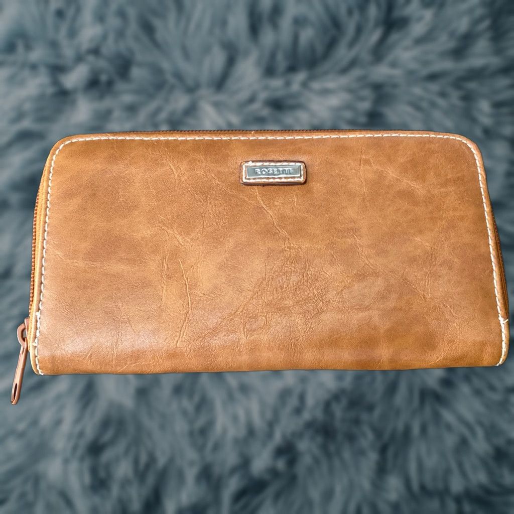 Vintage Rosetti Womens Wallet Clutch Zip Brown Size ONE SIZE - 1 Thumbnail