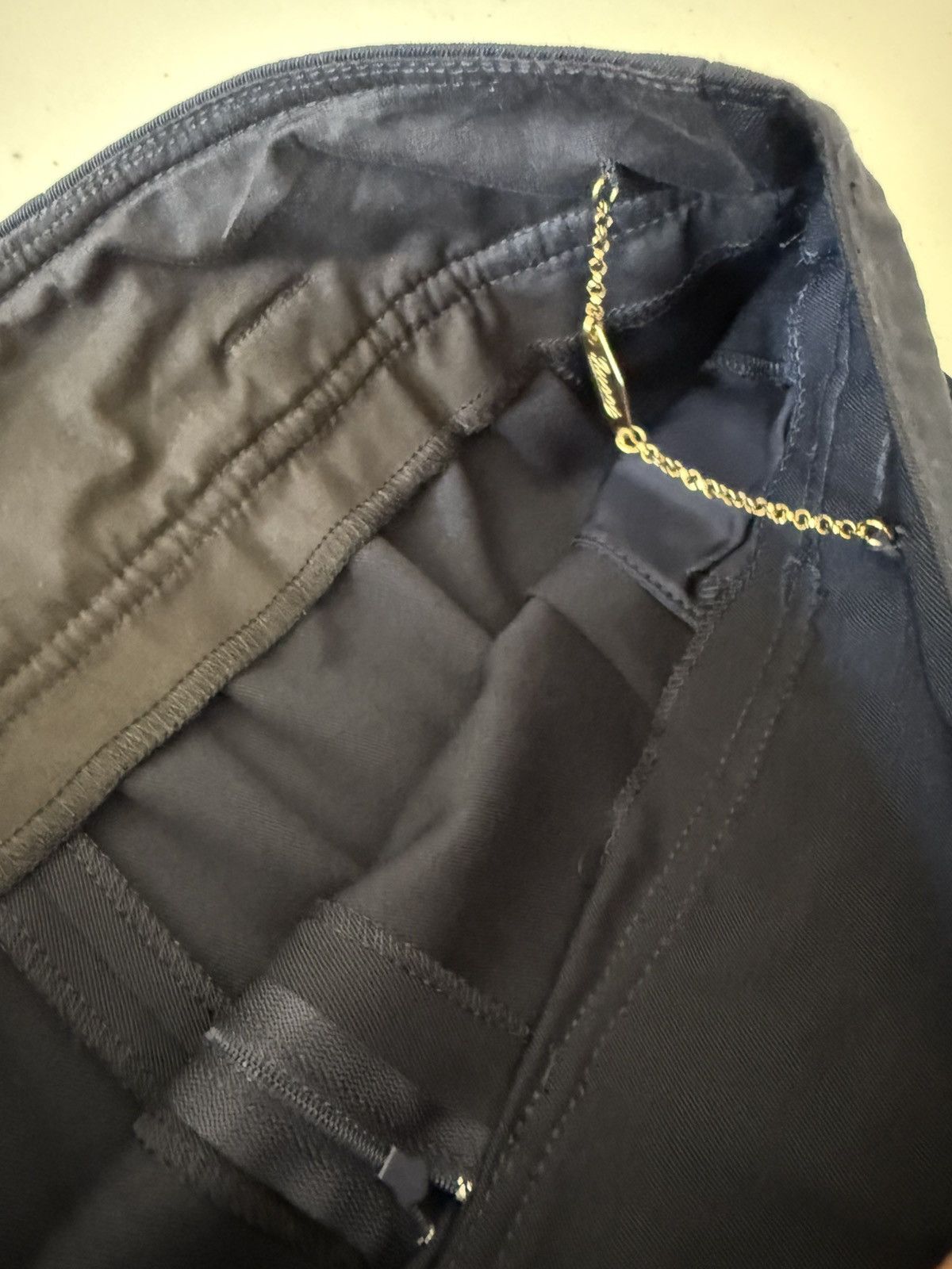 Gucci *RARE* Gucci midnight blue/black wool Midi Skirt Size 27" / US 4 / IT 40 - 3 Thumbnail