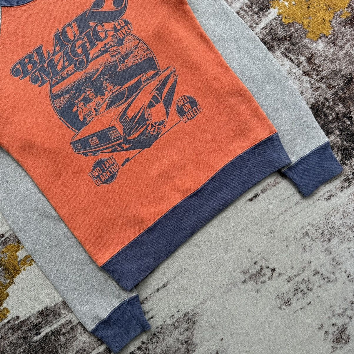 Hysteric Glamour VINTAGE HYSTERIC GLAMOUR ROUTE 66 GRAPHIC RAGLAN SWEATSHIRT Size US XS / EU 42 / 0 - 3 Thumbnail