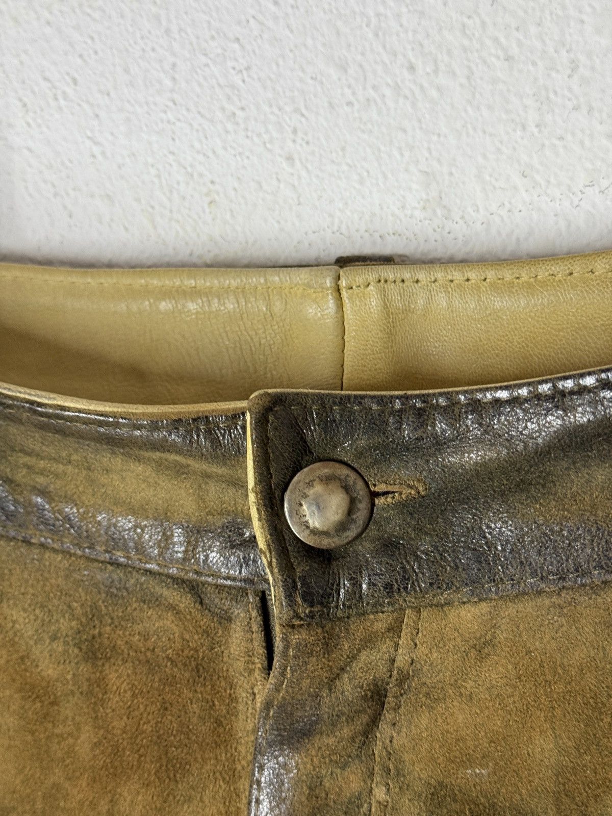 Genuine Leather Vintage Maddox Country Leather Cargo shorts Suede Size US 34 / EU 50 - 5 Thumbnail