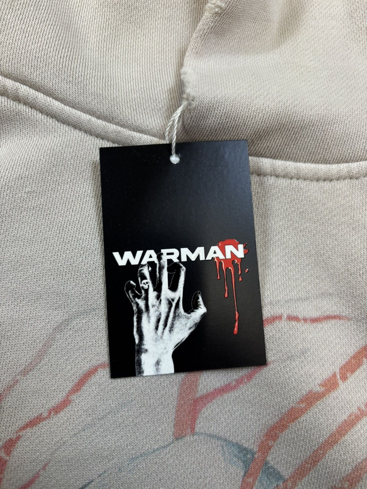 Other Warman Skeleton in Pain Graphic Hoodie, White Size US L / EU 52-54 / 3 - 10 Thumbnail