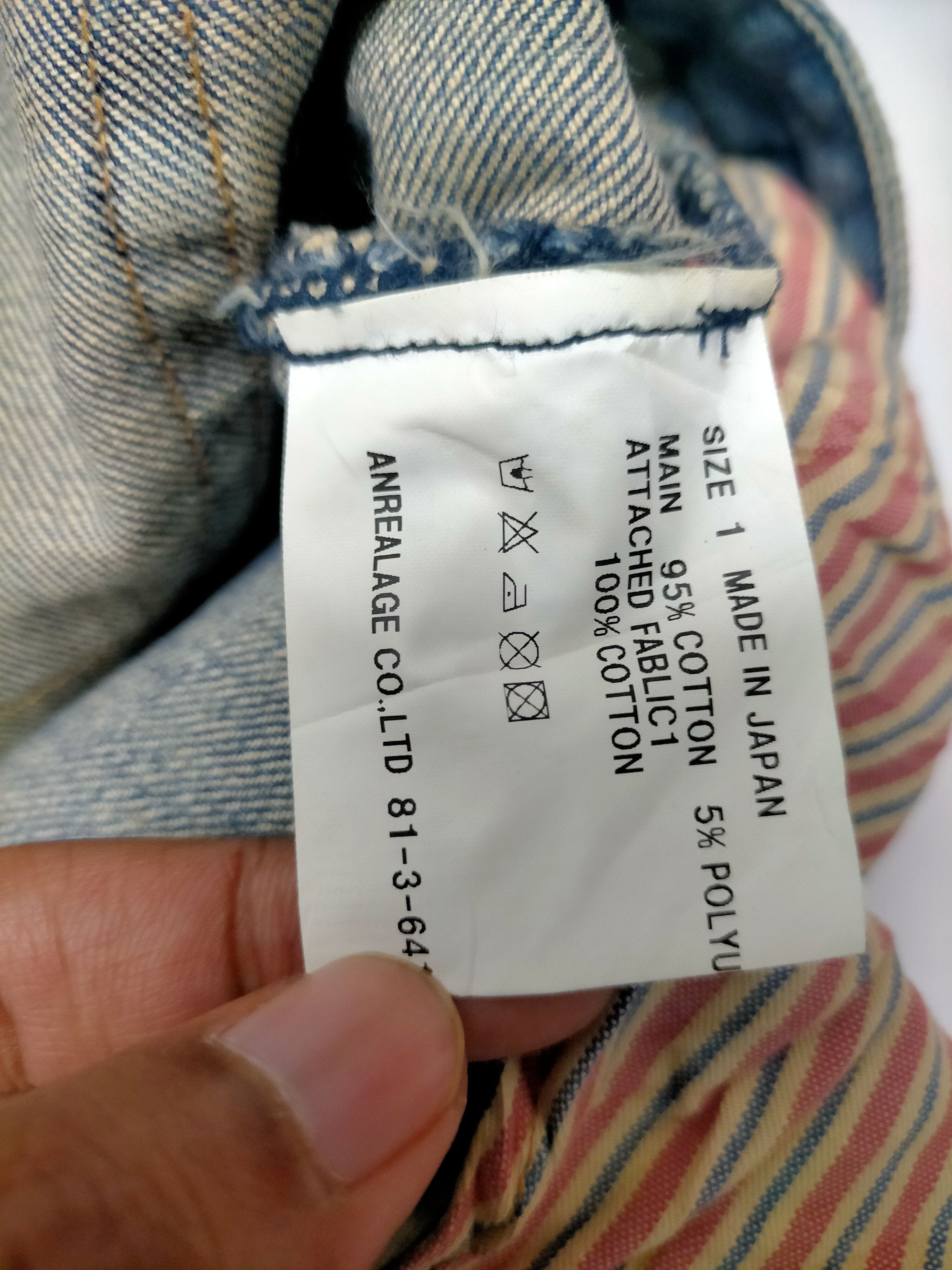 ANREALAGE × Japanese Brand Vintage Anrealage Distressed Jeans Size US 31 - 7 Thumbnail