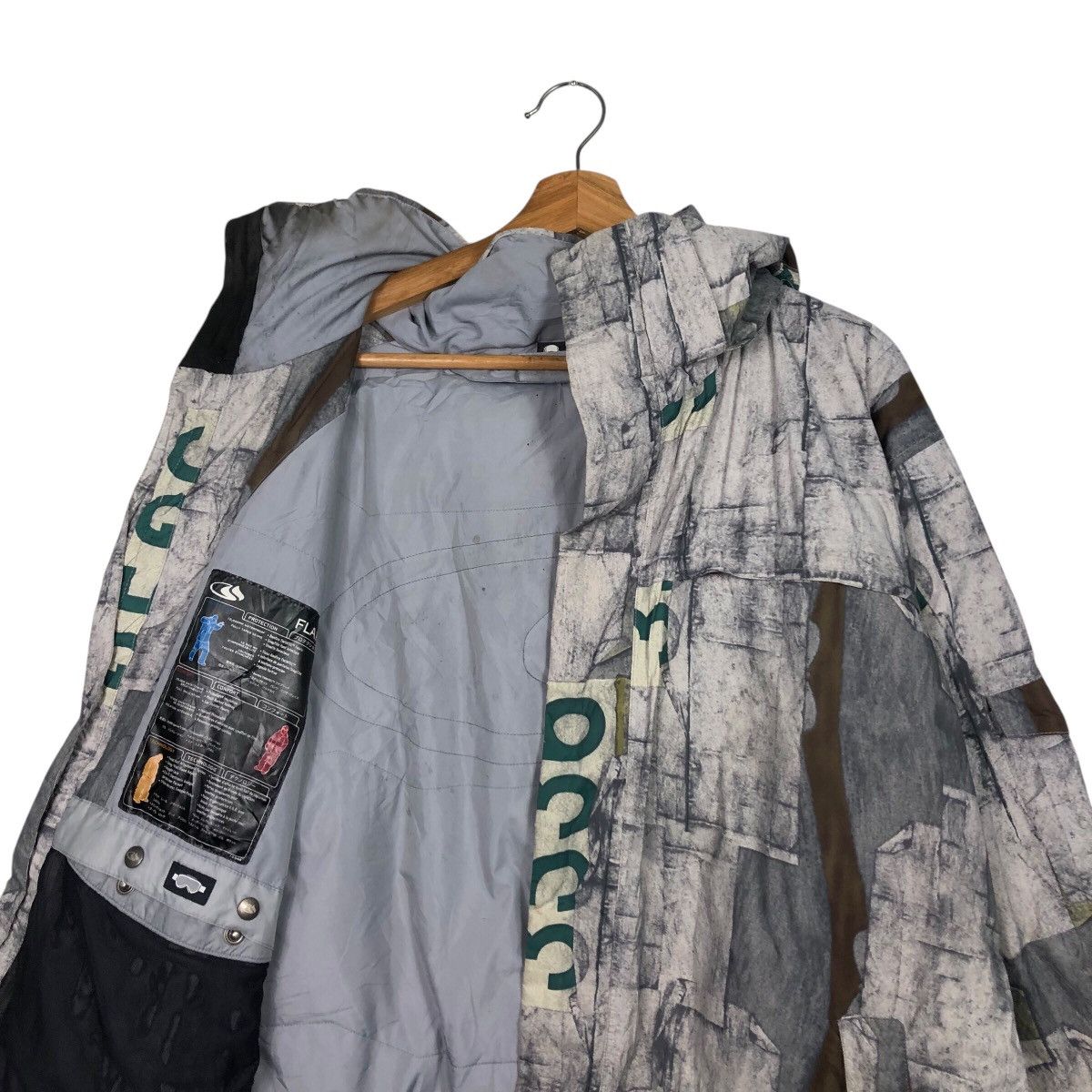 Japanese Brand 📌Vintage Ski Zipper Jacket Flare Acid Wash Winter Wear Size US XL / EU 56 / 4 - 15 Thumbnail
