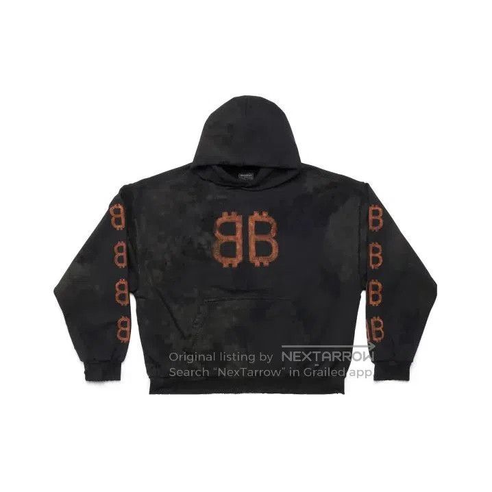Balenciaga Balenciaga Distressed Logo Hoodie for Men. Size US M / EU 48-50 / 2 - 2 Thumbnail