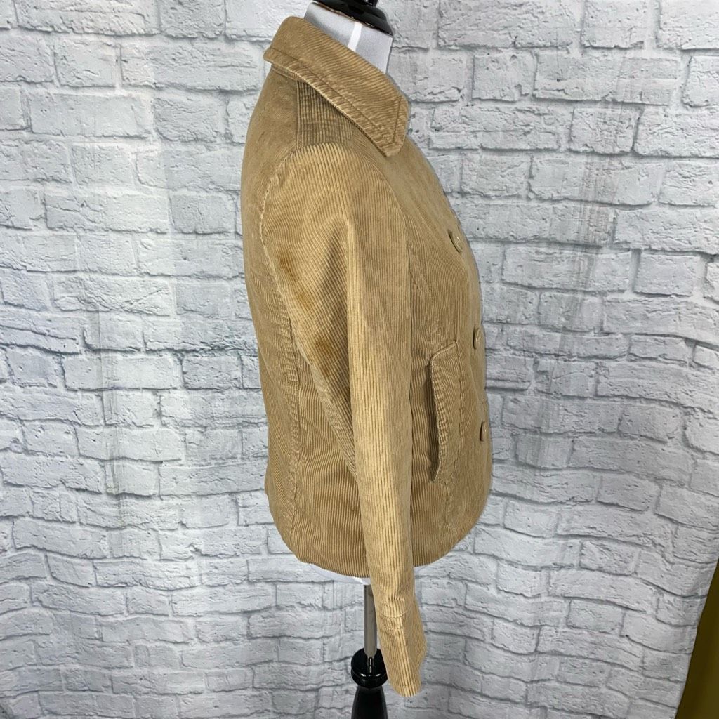 Gap Gap women M cotton blend button front fully lined corduroy Size M / US 6-8 / IT 42-44 - 3 Thumbnail