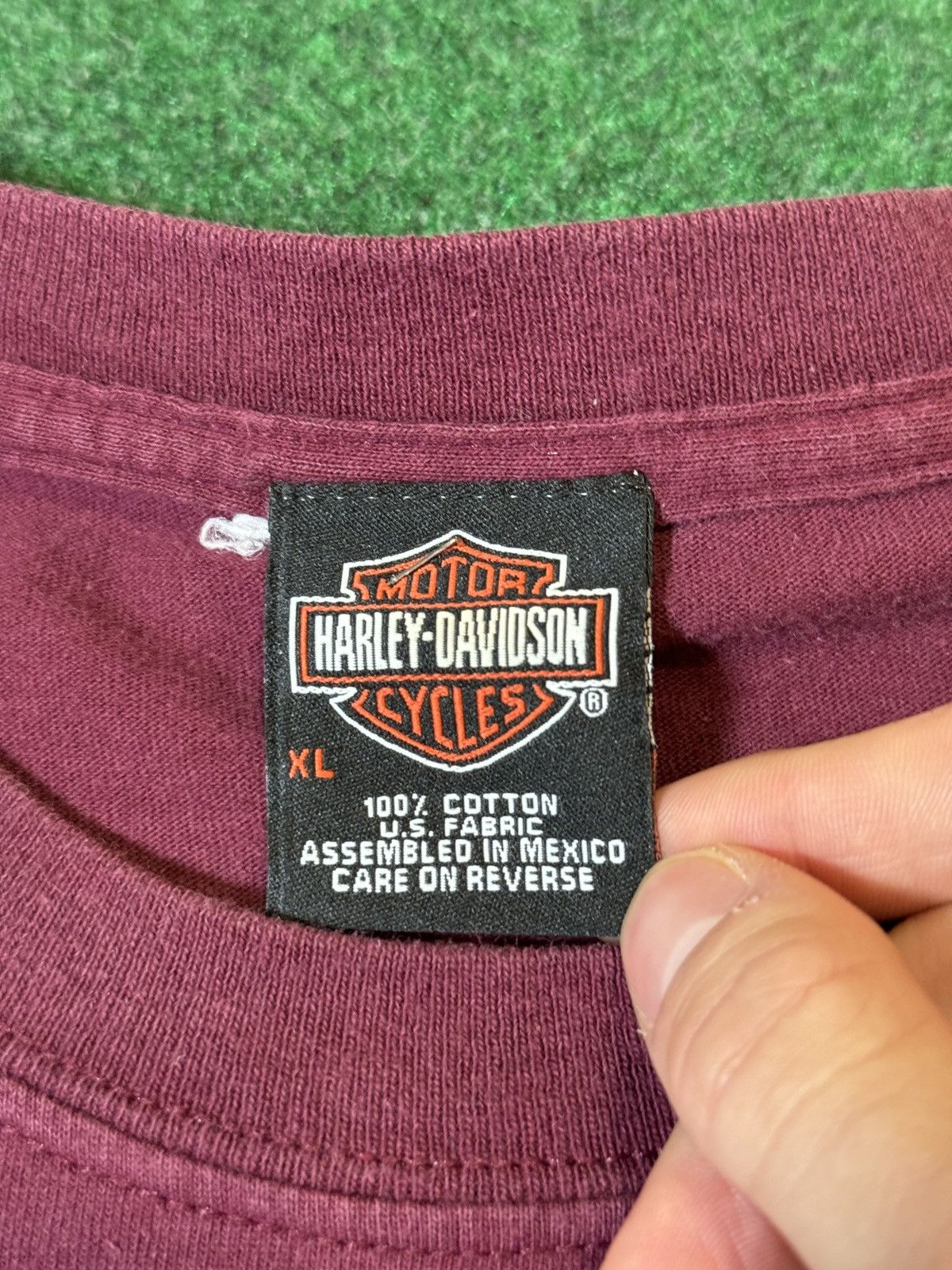 Harley Davidson × Vintage Vintage 90s Y2K Harley Davidson Emblem Biker XL T Shirt Size US XL / EU 56 / 4 - 6 Thumbnail